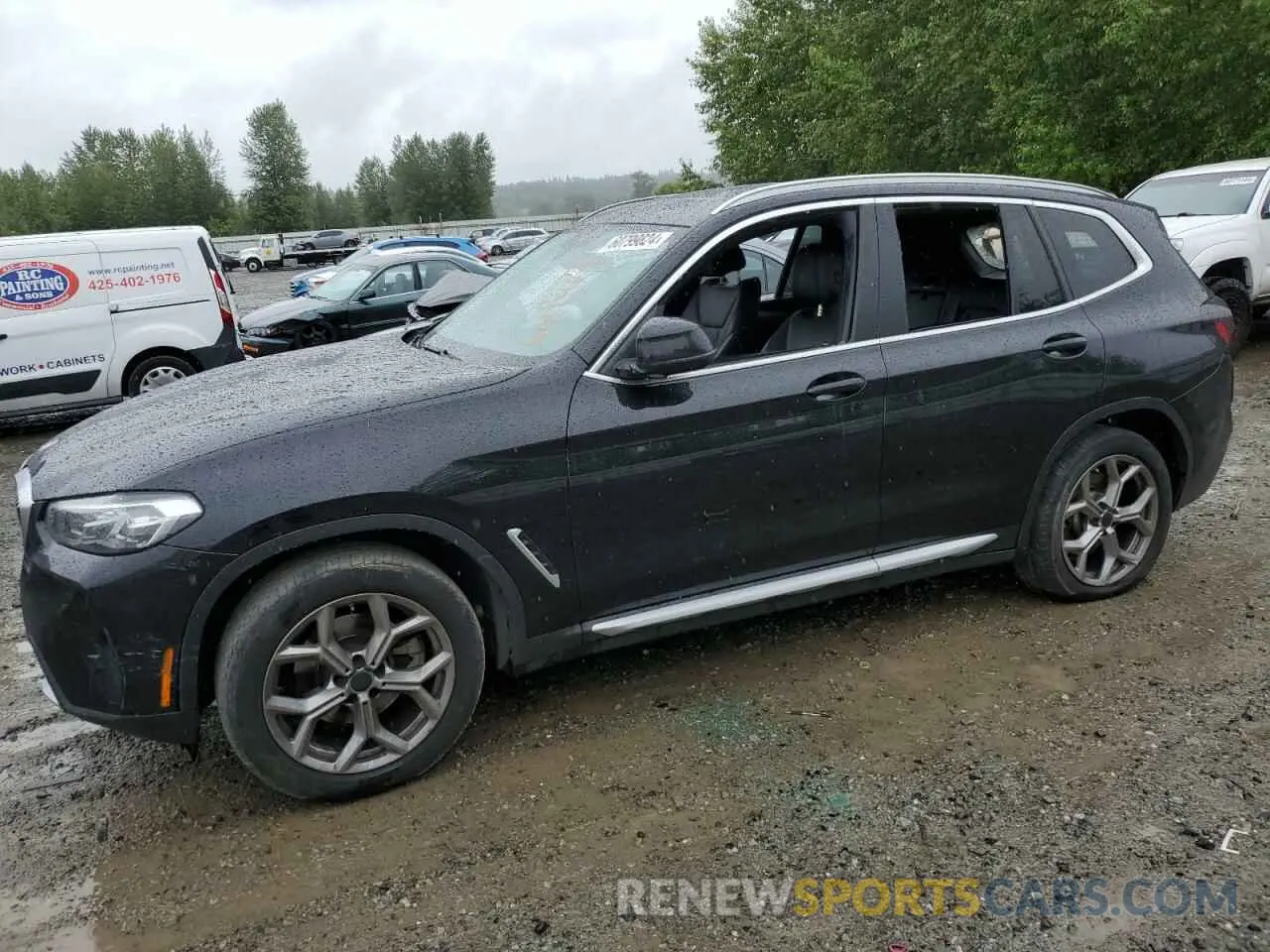 1 fotografías del automóvil dañado 5UX53DP03N9L69267 BMW X3 2022