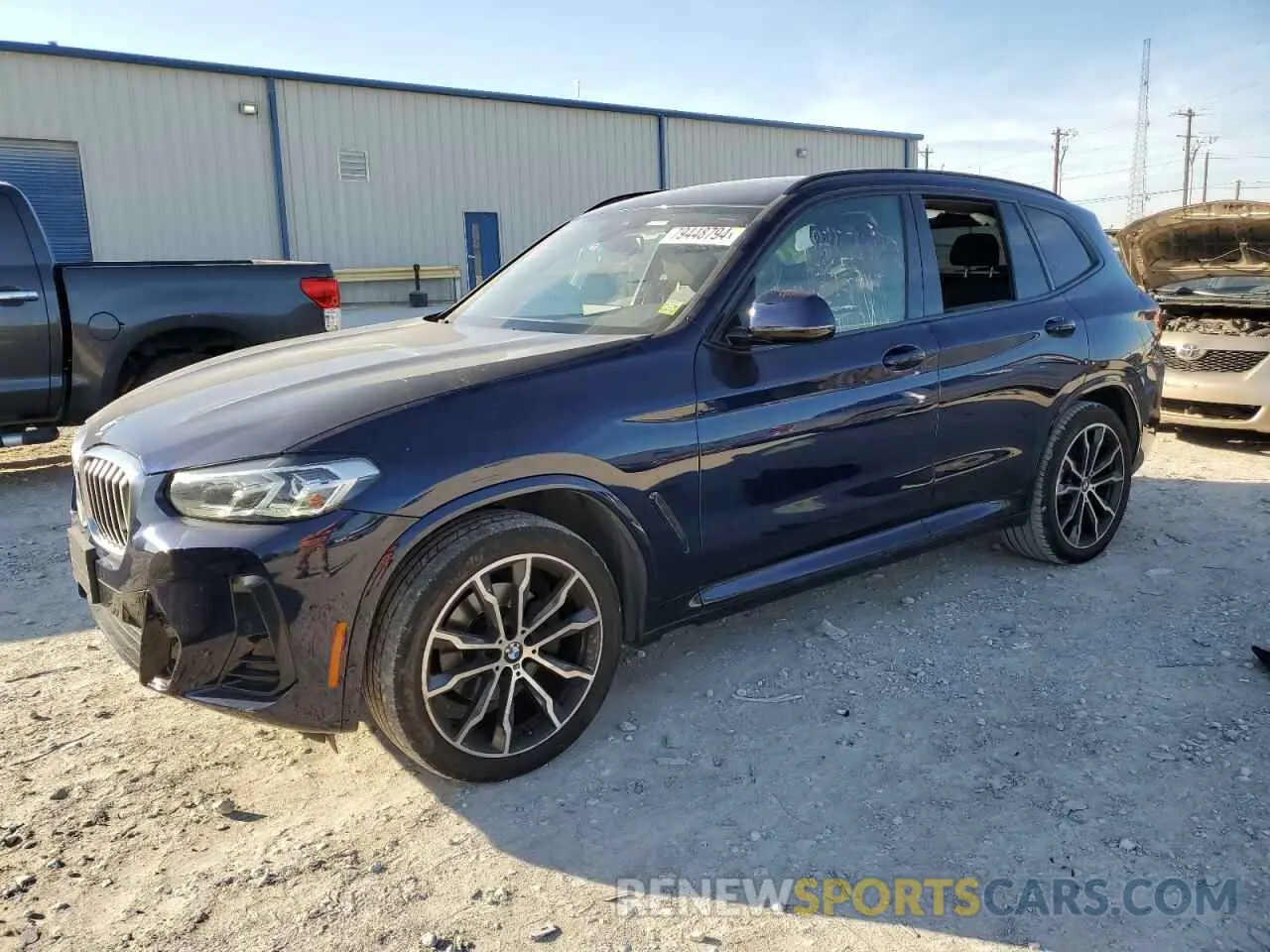 1 fotografías del automóvil dañado 5UX53DP03N9L73478 BMW X3 2022