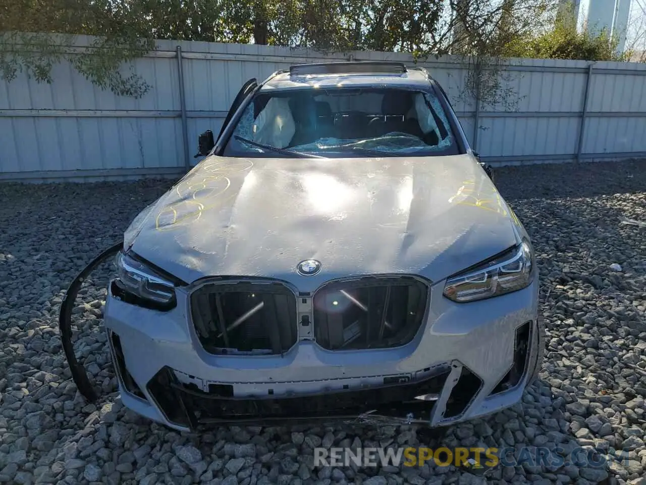 9 fotografías del automóvil dañado 5UX53DP04N9L27531 BMW X3 2022