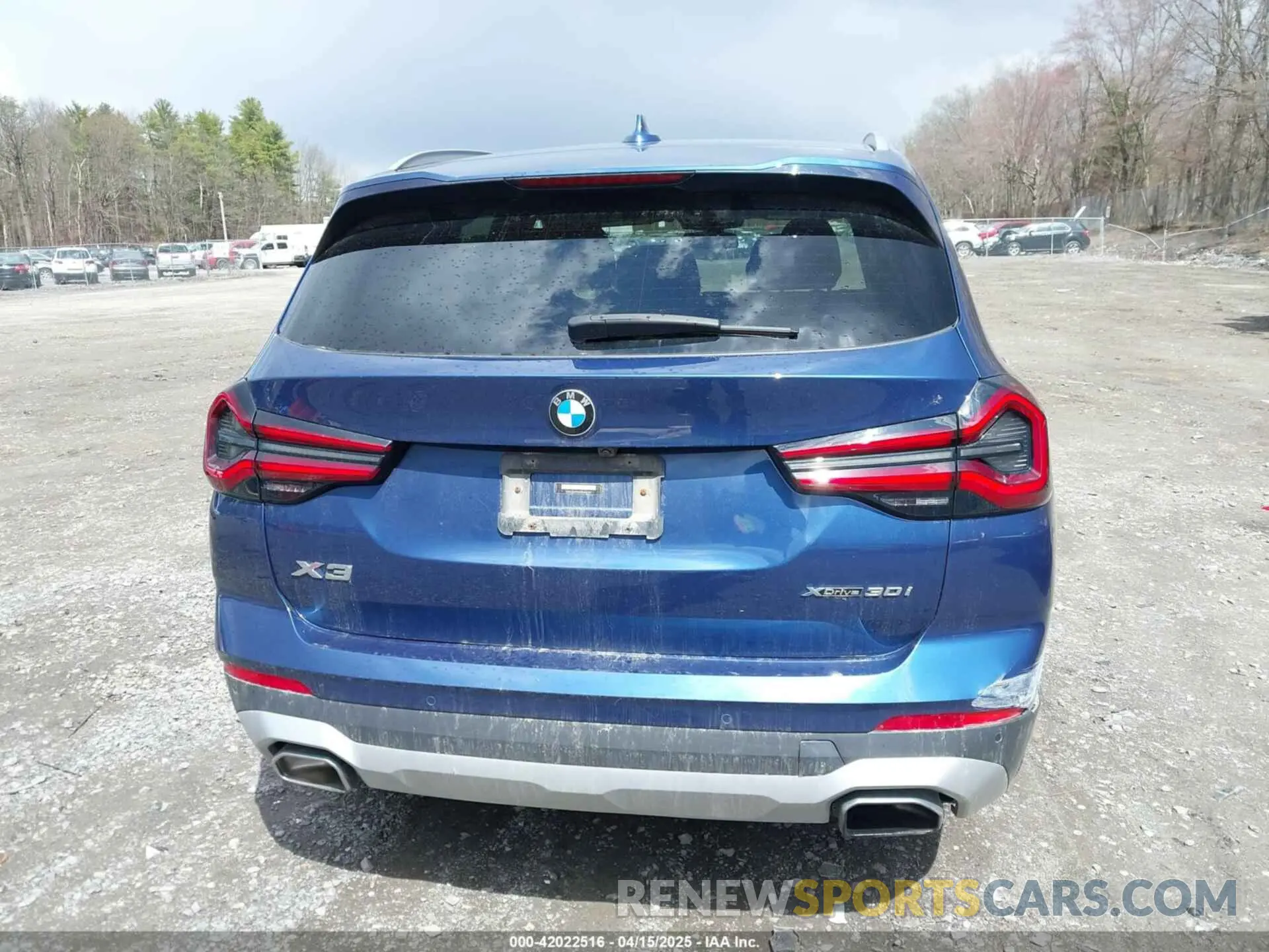 16 fotografías del automóvil dañado 5UX53DP04N9M16967 BMW X3 2022