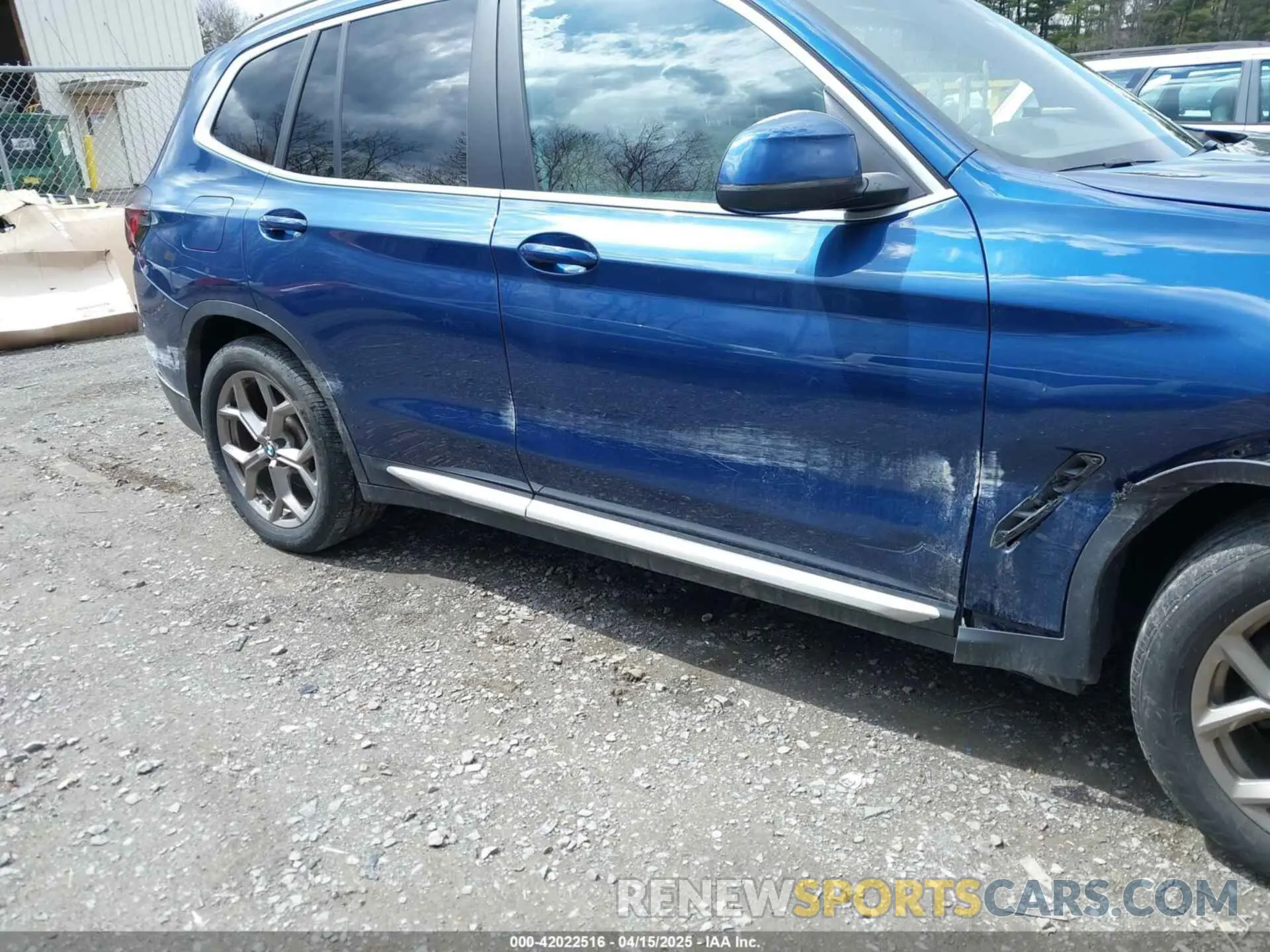 17 fotografías del automóvil dañado 5UX53DP04N9M16967 BMW X3 2022