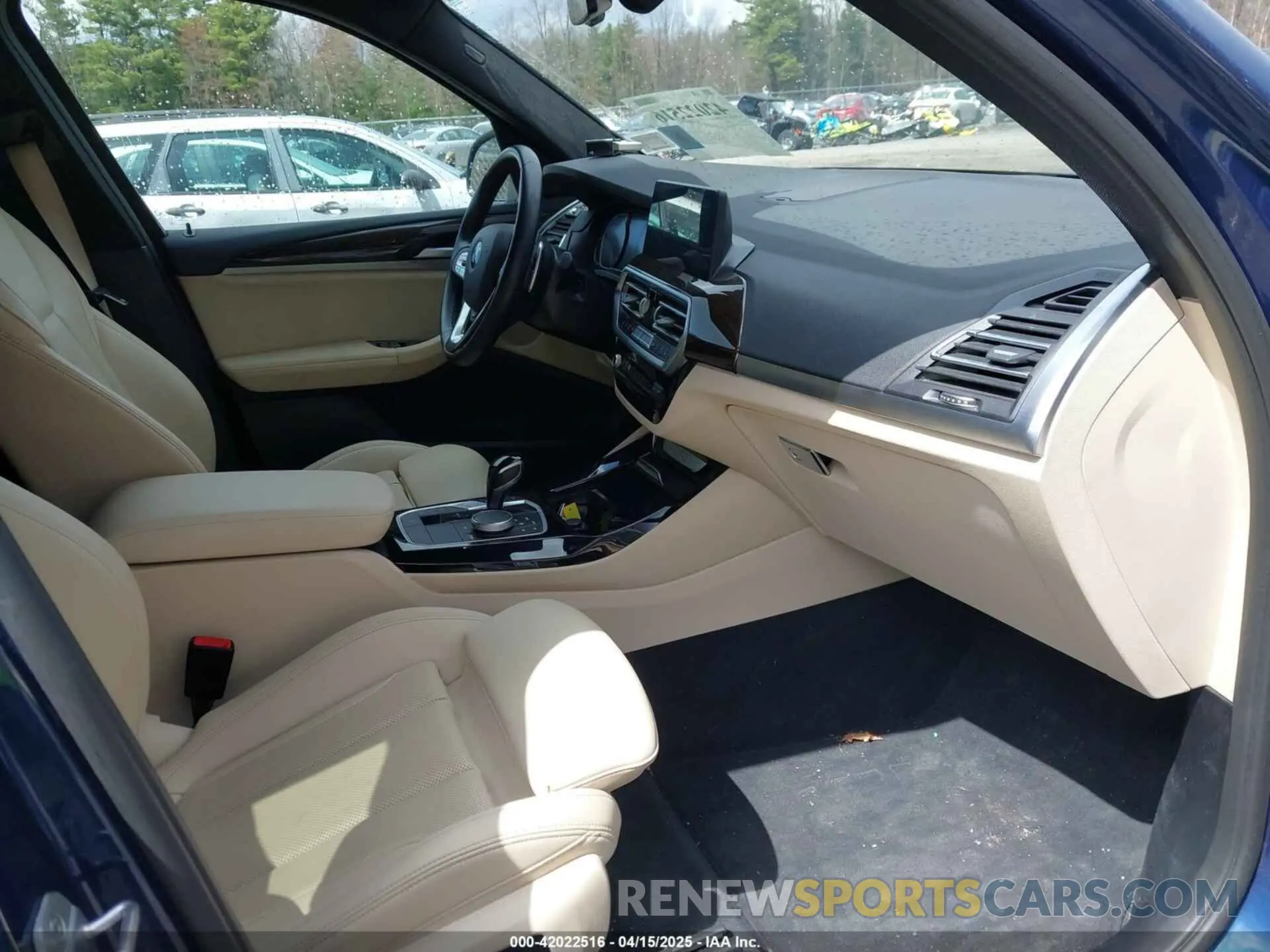 5 fotografías del automóvil dañado 5UX53DP04N9M16967 BMW X3 2022