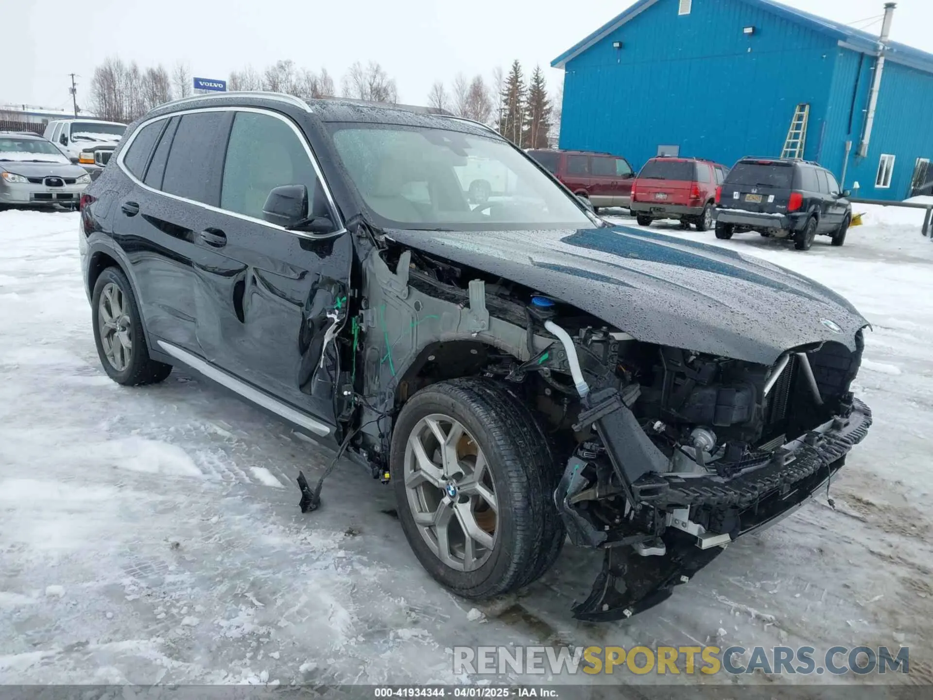 1 fotografías del automóvil dañado 5UX53DP04N9M93225 BMW X3 2022