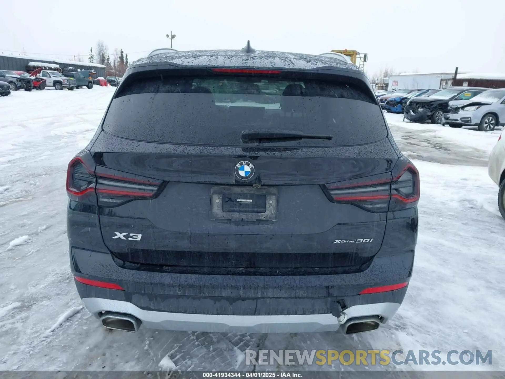 16 fotografías del automóvil dañado 5UX53DP04N9M93225 BMW X3 2022