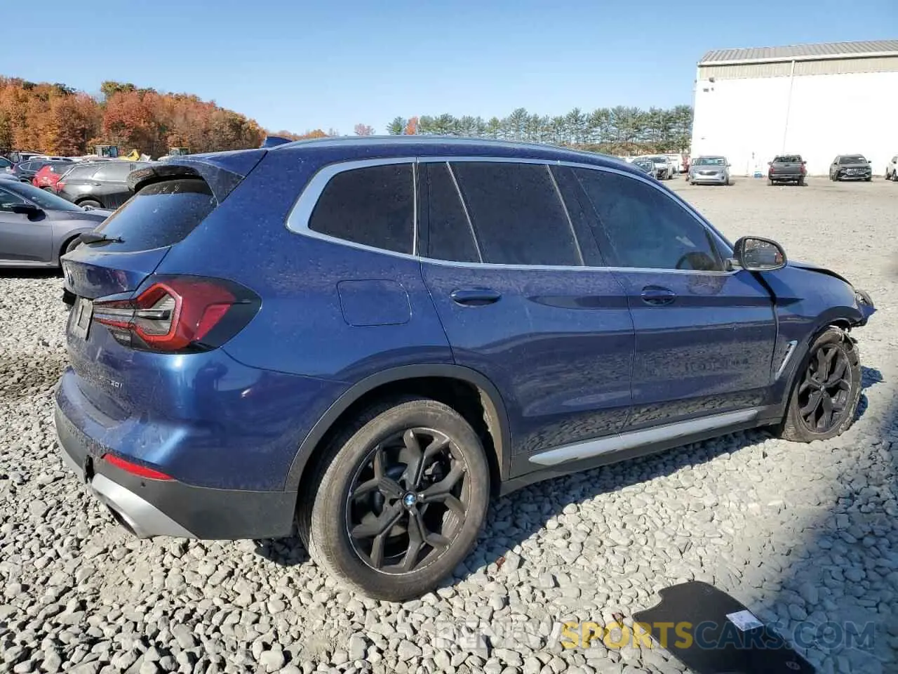 3 fotografías del automóvil dañado 5UX53DP05N9J12076 BMW X3 2022
