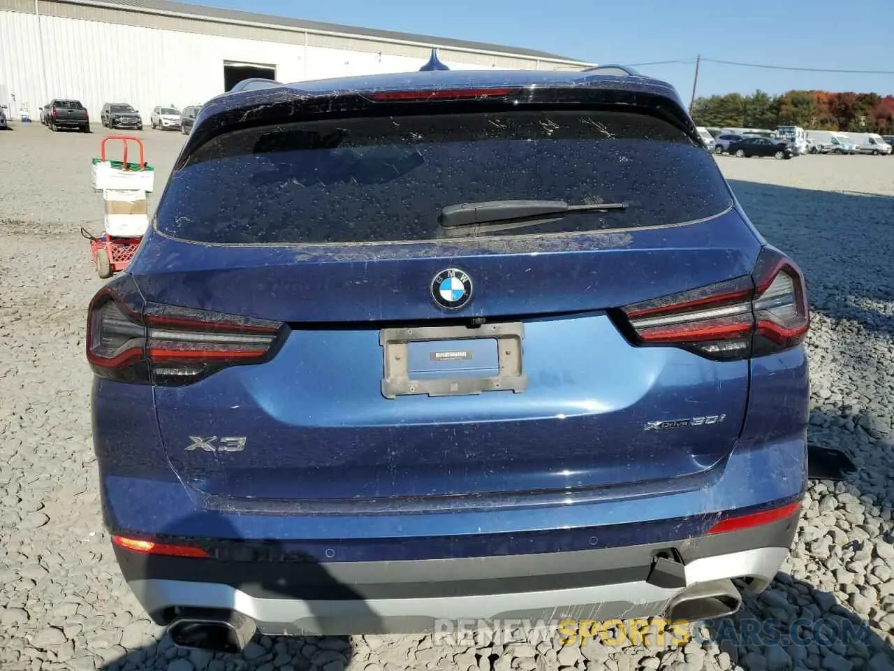 6 fotografías del automóvil dañado 5UX53DP05N9J12076 BMW X3 2022