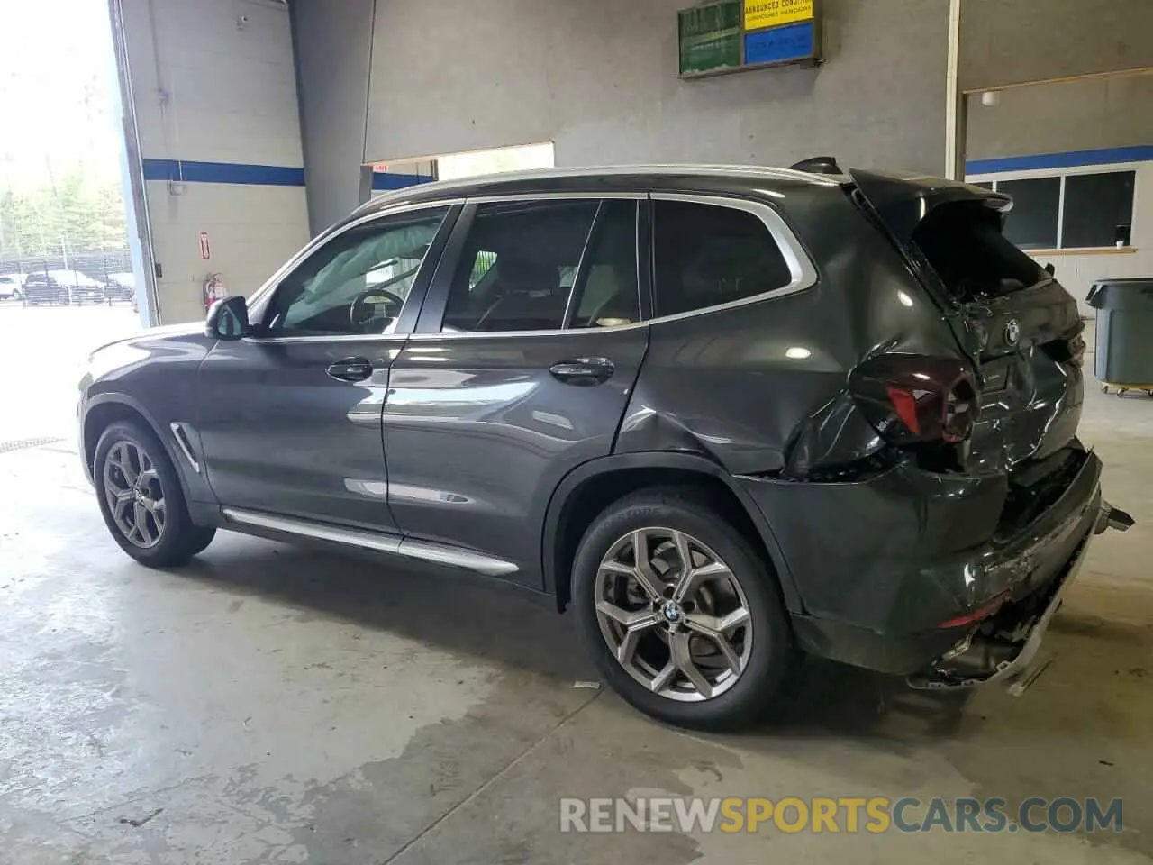 2 fotografías del automóvil dañado 5UX53DP05N9J69121 BMW X3 2022