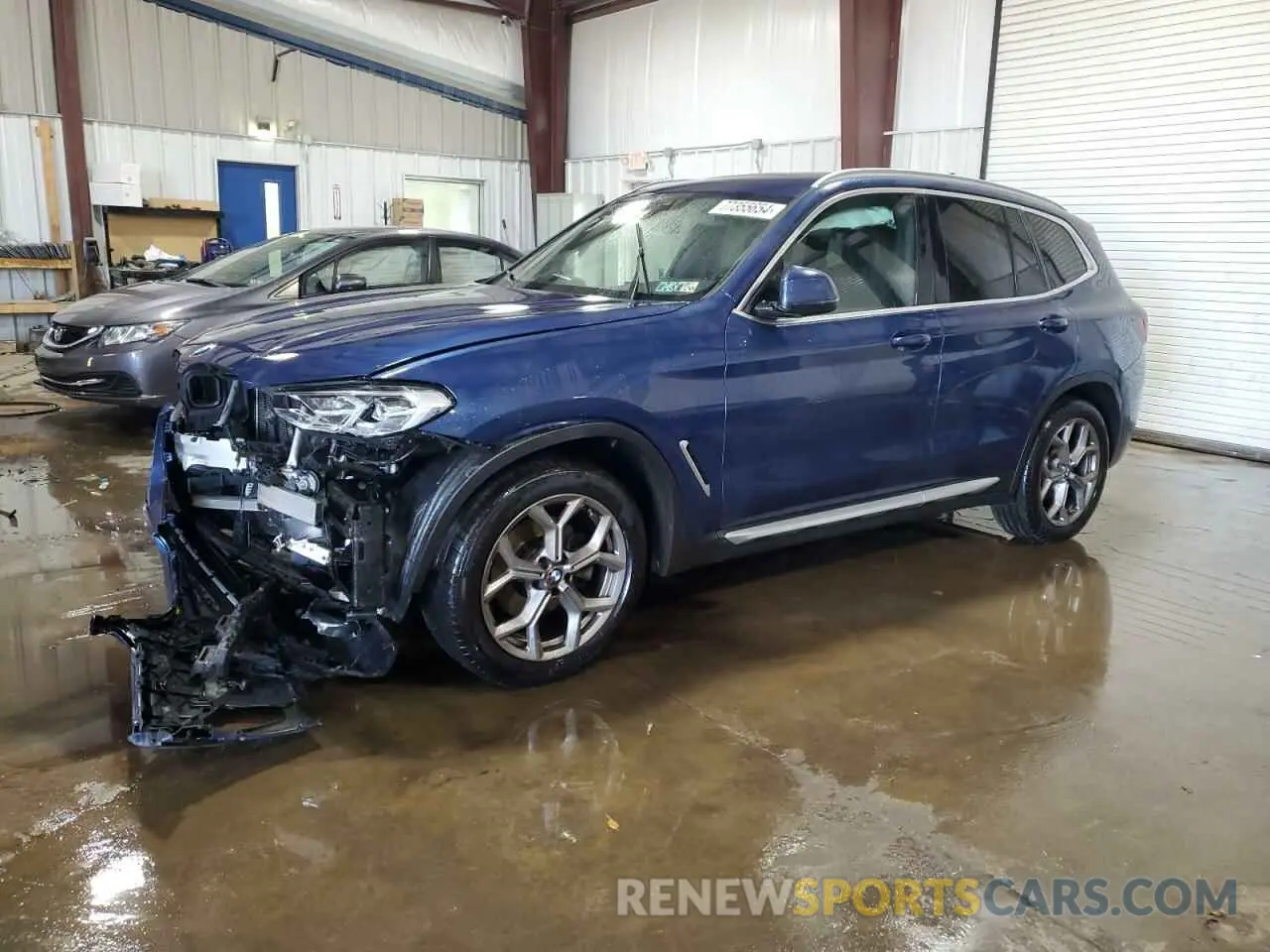 1 fotografías del automóvil dañado 5UX53DP05N9K55674 BMW X3 2022