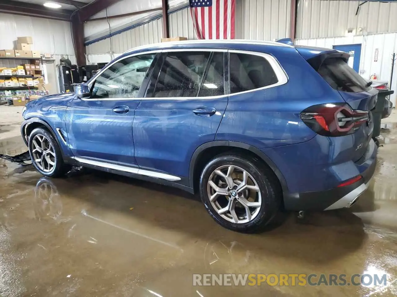 2 fotografías del automóvil dañado 5UX53DP05N9K55674 BMW X3 2022