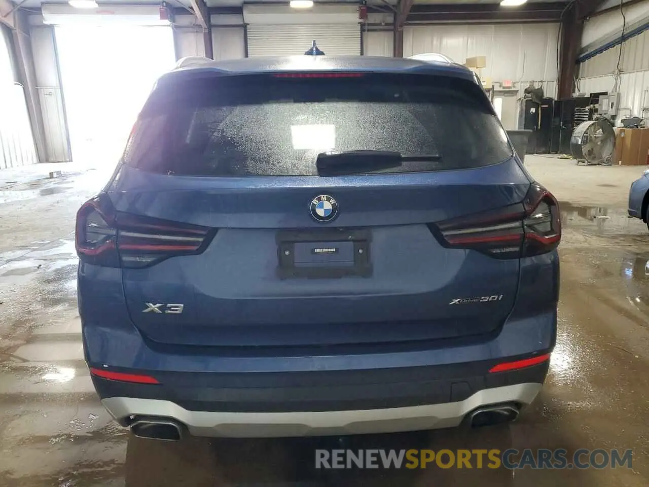 6 fotografías del automóvil dañado 5UX53DP05N9K55674 BMW X3 2022