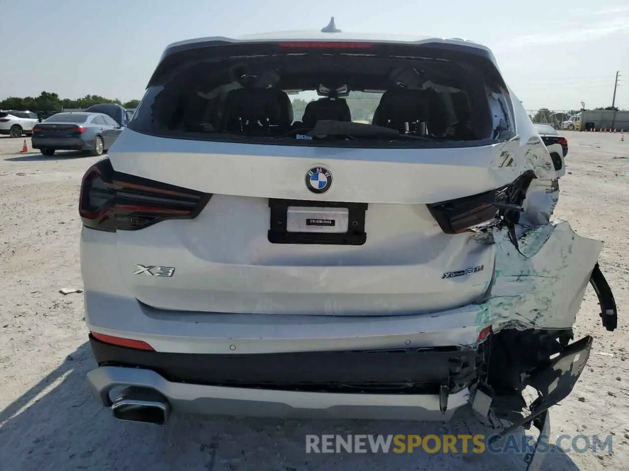 6 fotografías del automóvil dañado 5UX53DP05N9M35575 BMW X3 2022