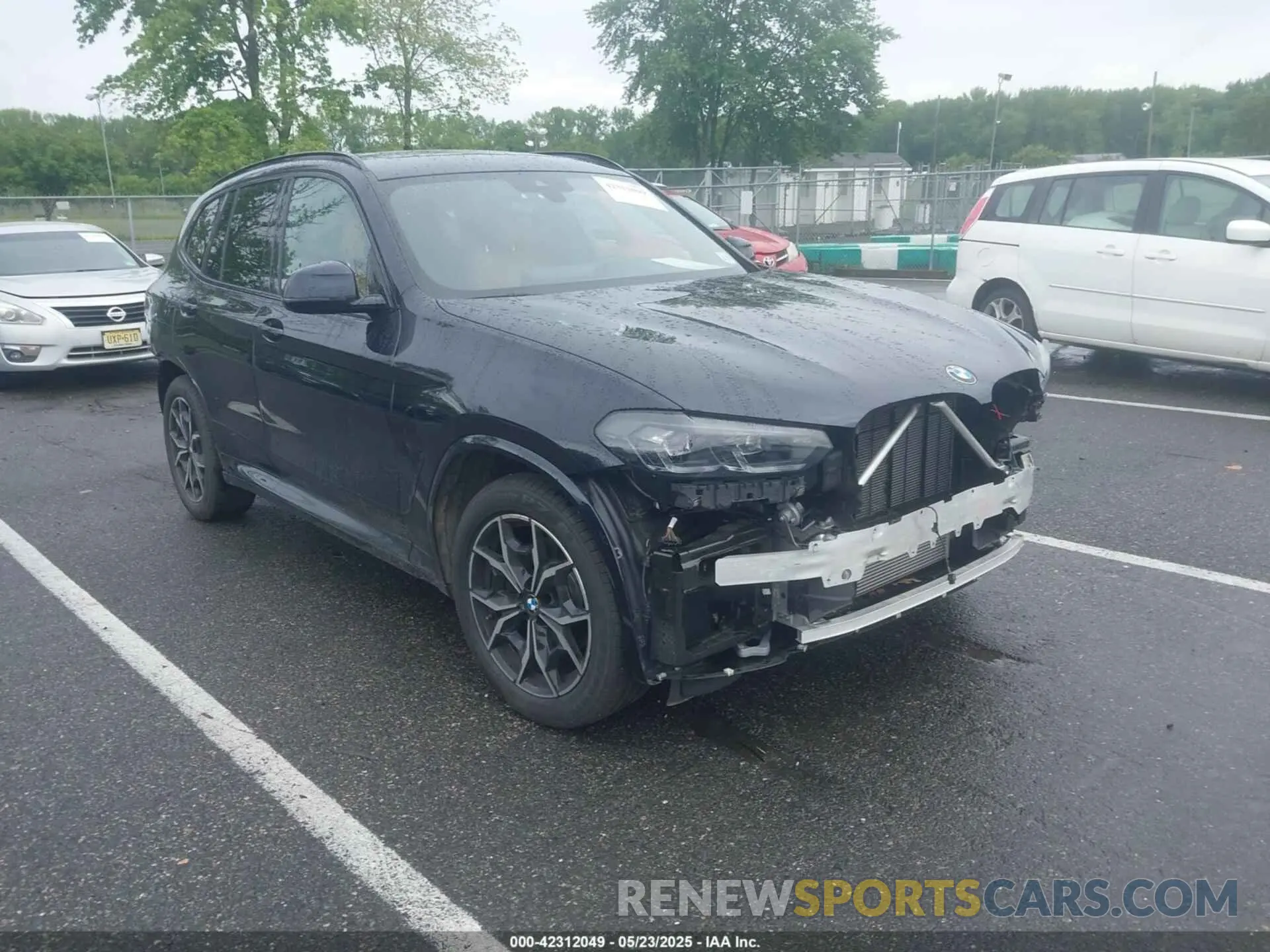 1 fotografías del automóvil dañado 5UX53DP05N9M46219 BMW X3 2022