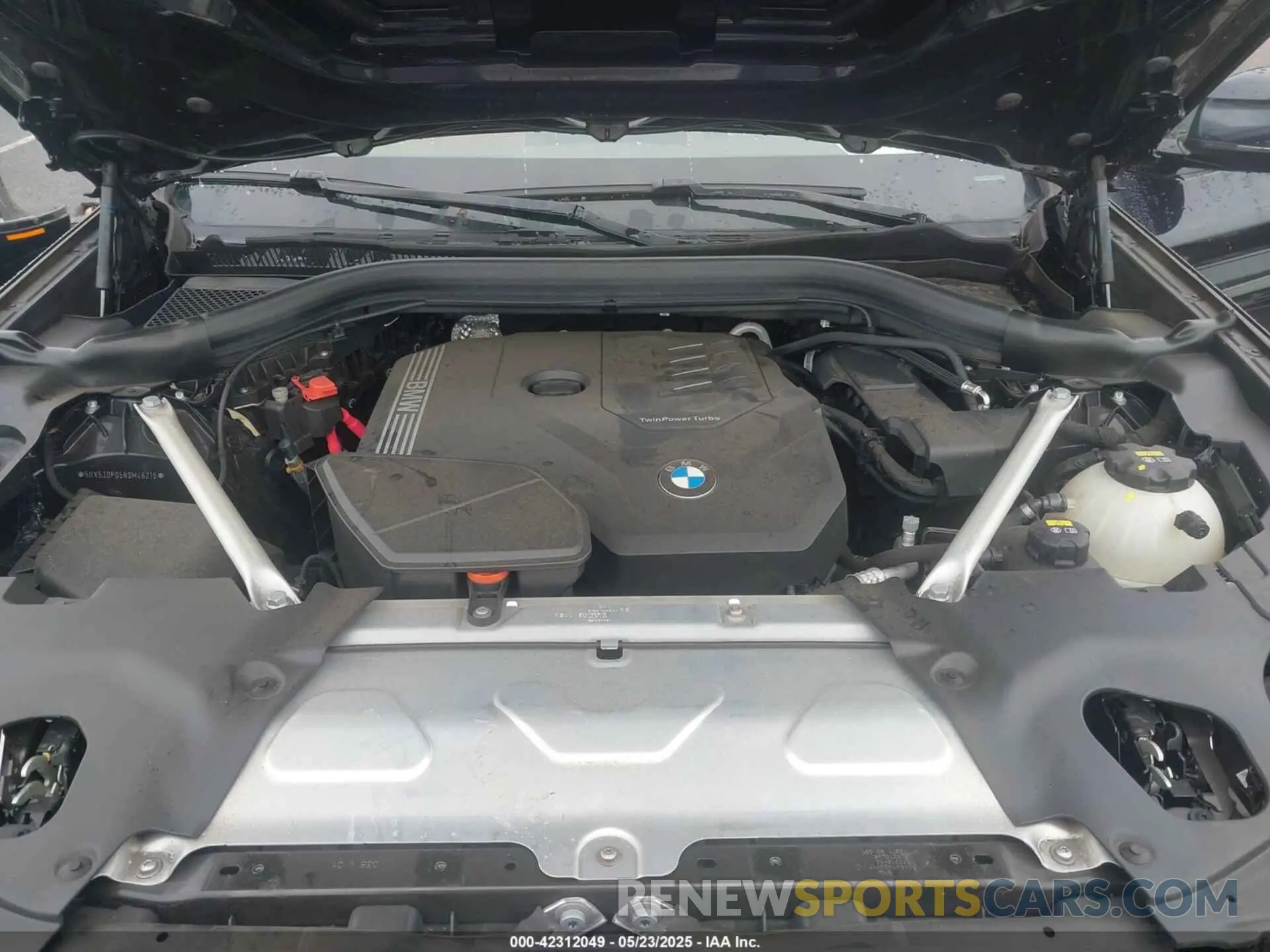 10 fotografías del automóvil dañado 5UX53DP05N9M46219 BMW X3 2022