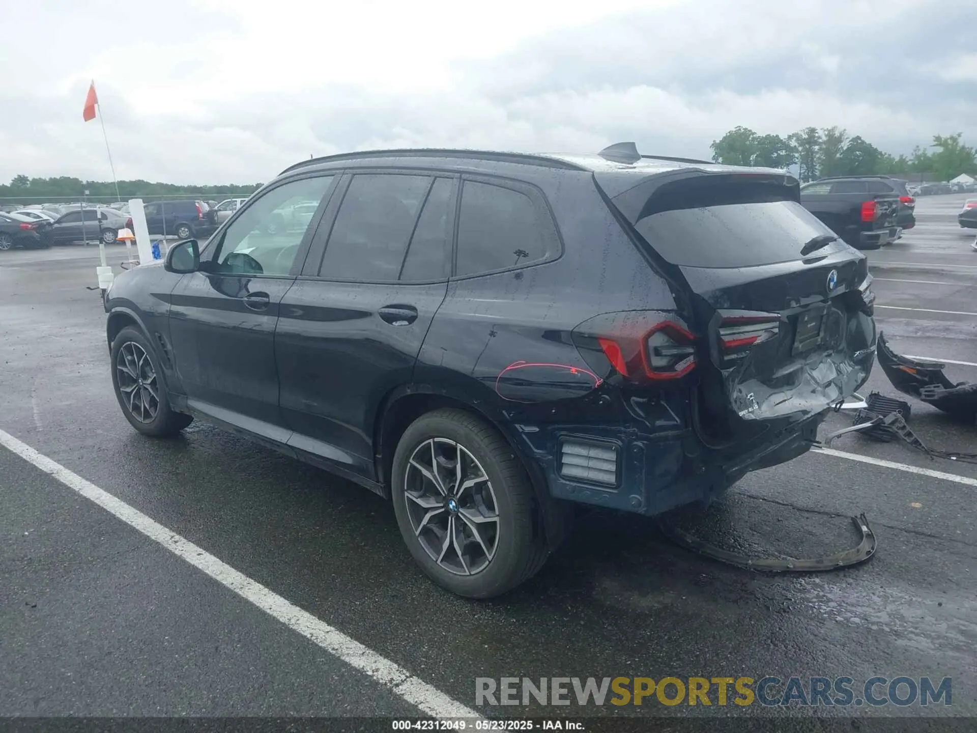 3 fotografías del automóvil dañado 5UX53DP05N9M46219 BMW X3 2022