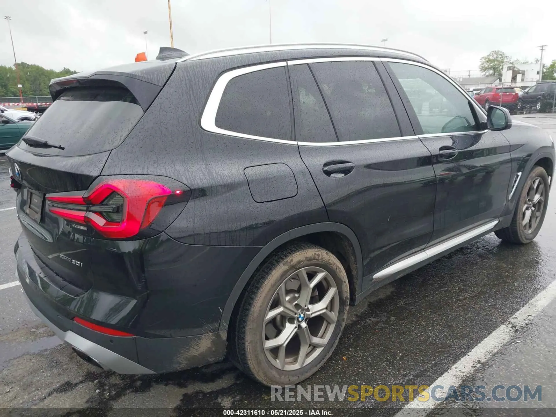 4 fotografías del automóvil dañado 5UX53DP06N9J37455 BMW X3 2022