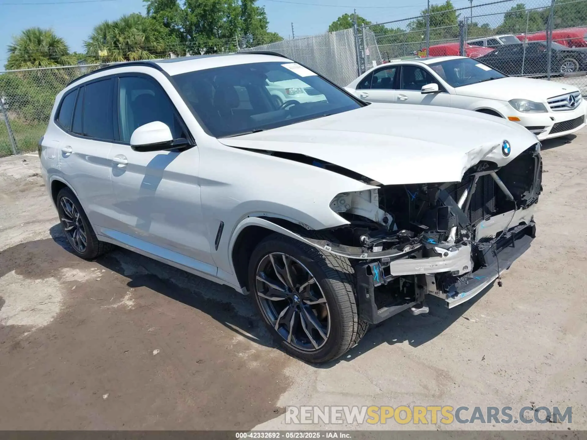 1 fotografías del automóvil dañado 5UX53DP06N9K02837 BMW X3 2022