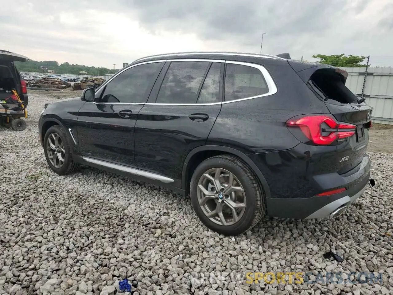 2 fotografías del automóvil dañado 5UX53DP06N9M22947 BMW X3 2022