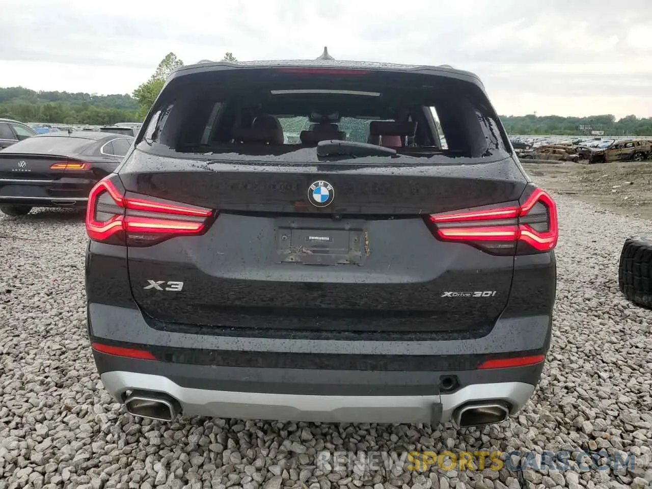 6 fotografías del automóvil dañado 5UX53DP06N9M22947 BMW X3 2022