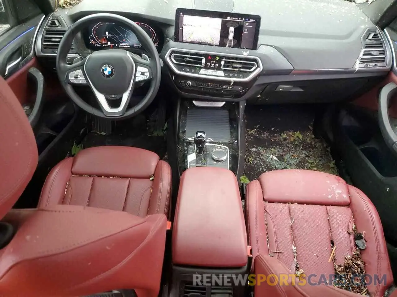 8 fotografías del automóvil dañado 5UX53DP06N9M22947 BMW X3 2022