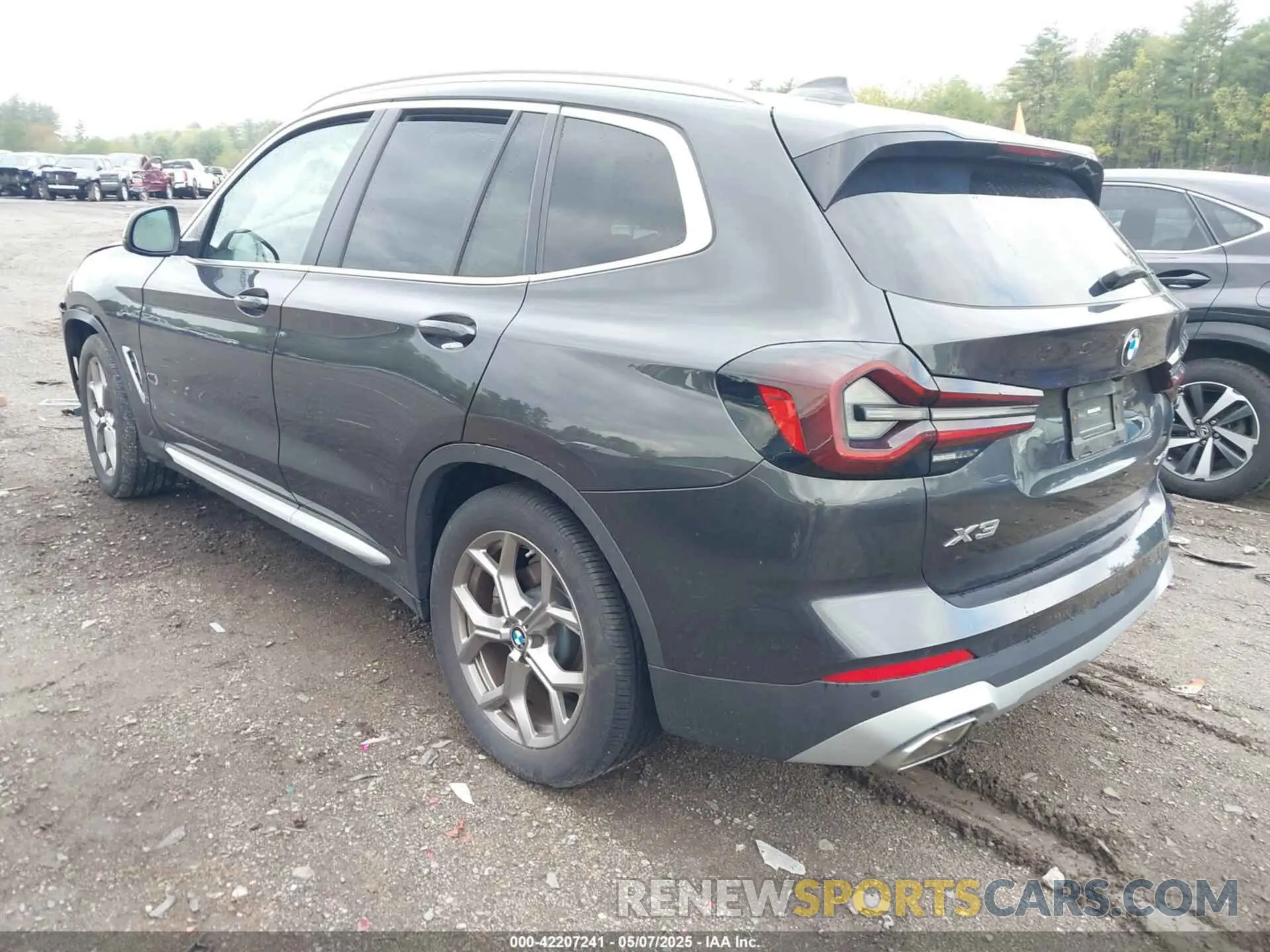 3 fotografías del automóvil dañado 5UX53DP07N9J81478 BMW X3 2022