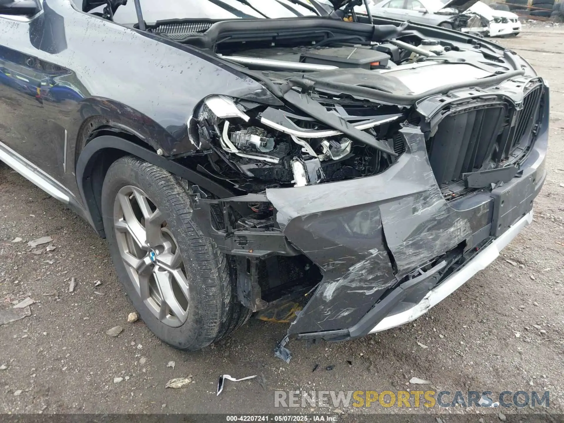 6 fotografías del automóvil dañado 5UX53DP07N9J81478 BMW X3 2022