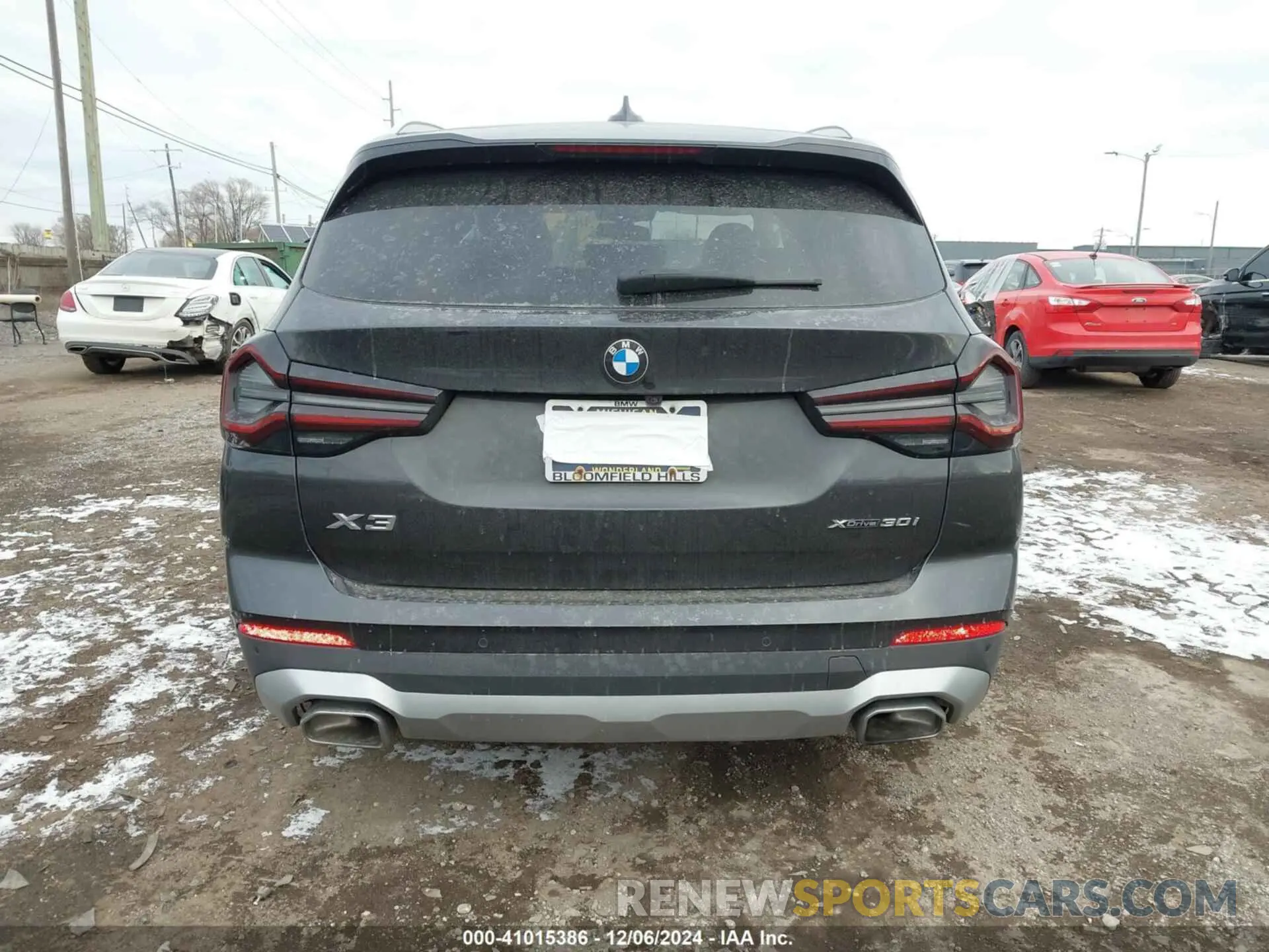 16 fotografías del automóvil dañado 5UX53DP07N9M14954 BMW X3 2022
