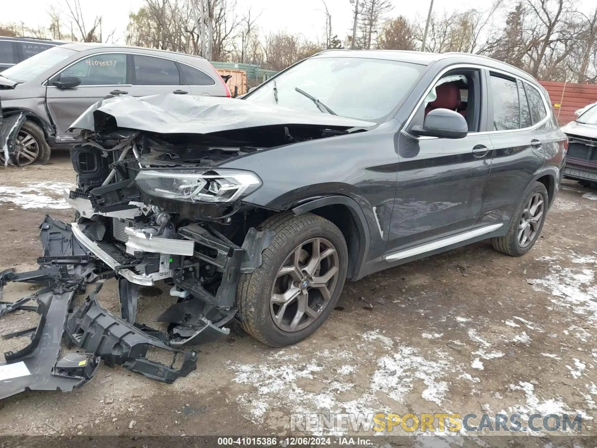 2 fotografías del automóvil dañado 5UX53DP07N9M14954 BMW X3 2022