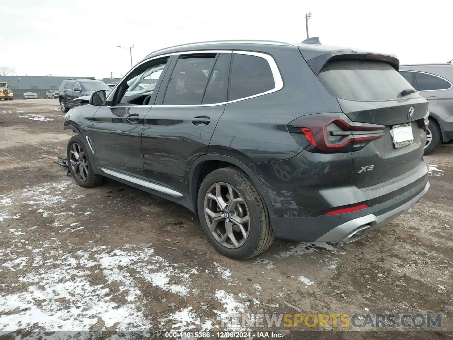 3 fotografías del automóvil dañado 5UX53DP07N9M14954 BMW X3 2022