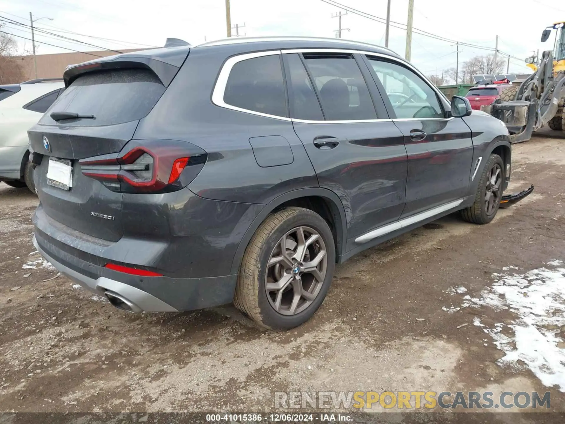 4 fotografías del automóvil dañado 5UX53DP07N9M14954 BMW X3 2022
