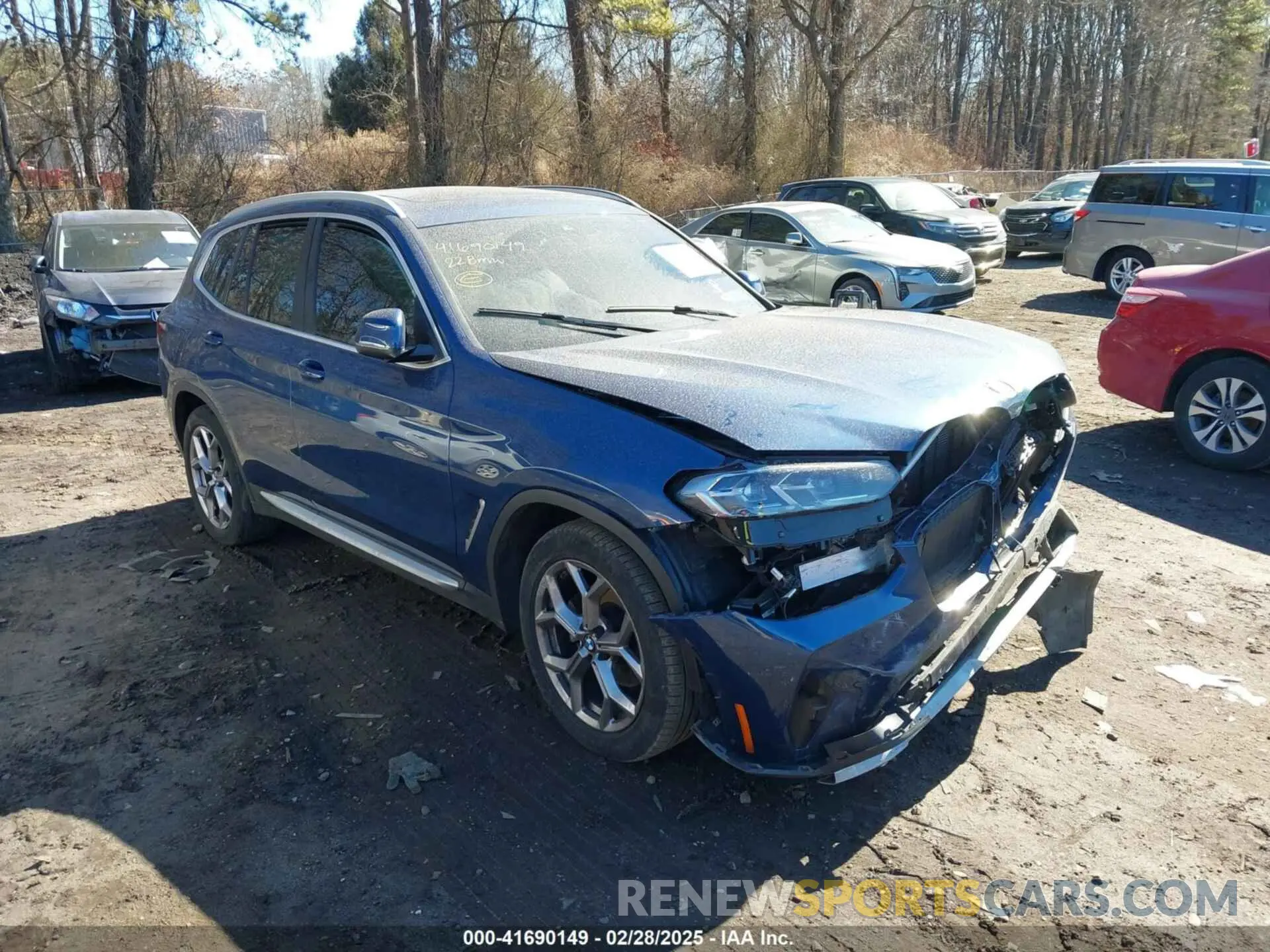 1 fotografías del automóvil dañado 5UX53DP08N9K21325 BMW X3 2022