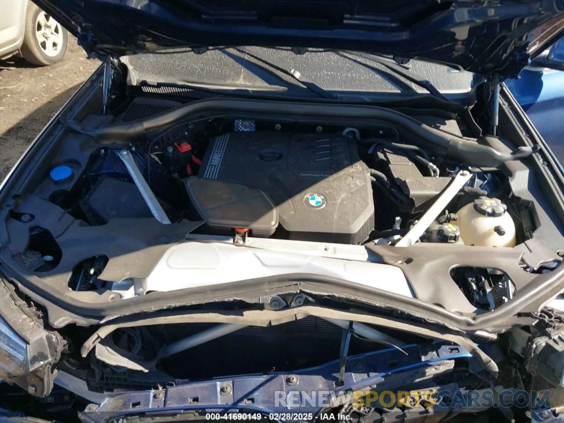 10 fotografías del automóvil dañado 5UX53DP08N9K21325 BMW X3 2022