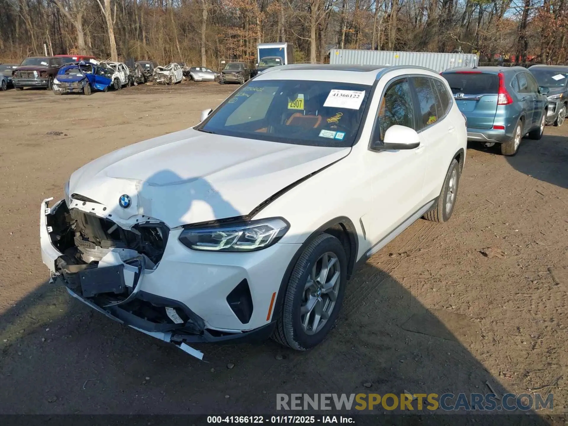 2 fotografías del automóvil dañado 5UX53DP08N9K35631 BMW X3 2022
