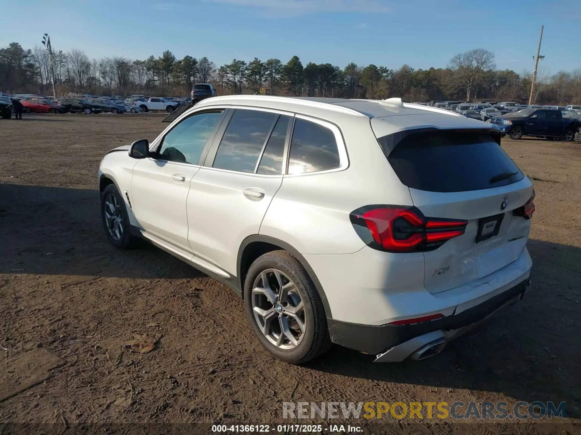 3 fotografías del automóvil dañado 5UX53DP08N9K35631 BMW X3 2022