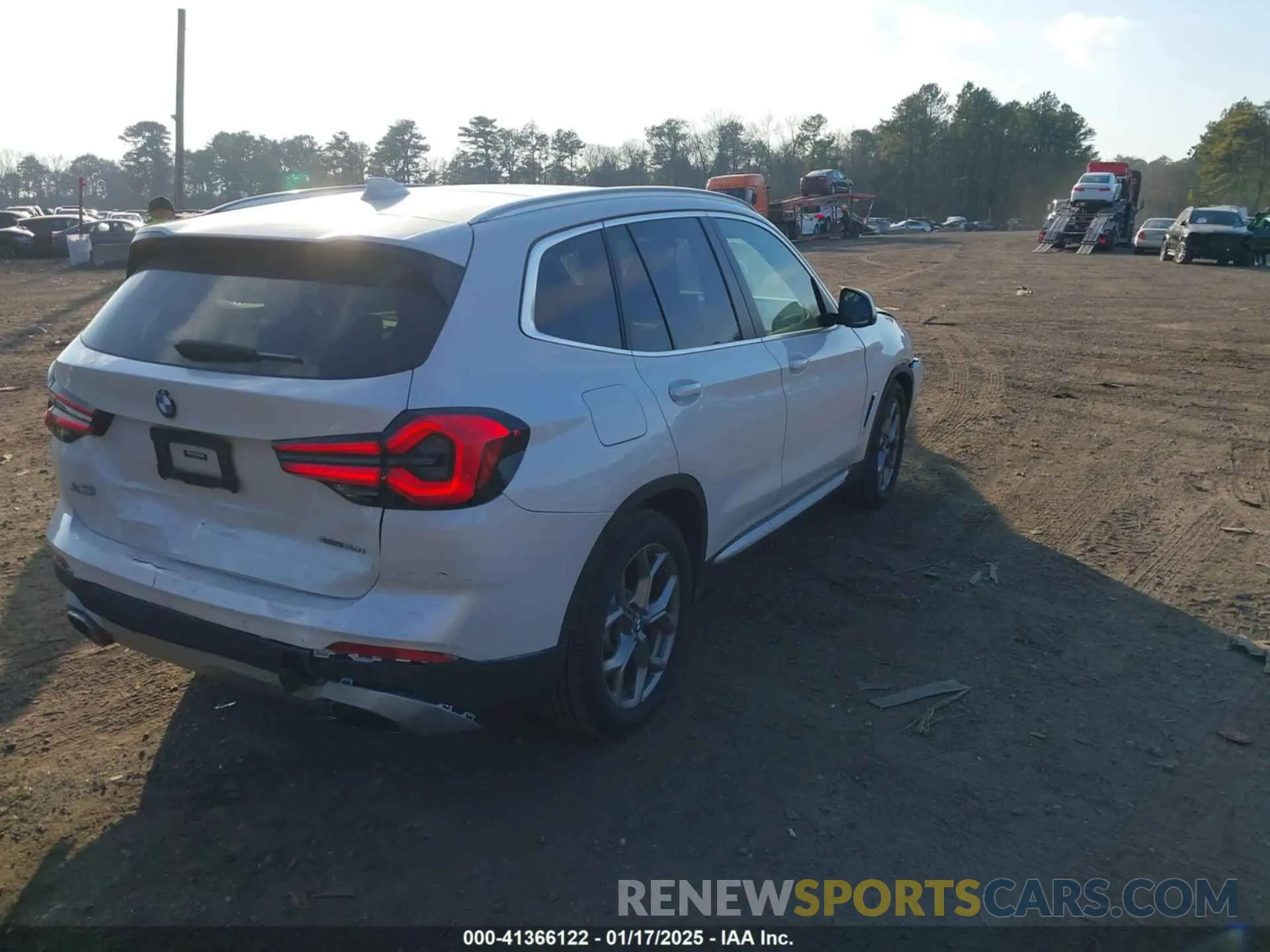 4 fotografías del automóvil dañado 5UX53DP08N9K35631 BMW X3 2022