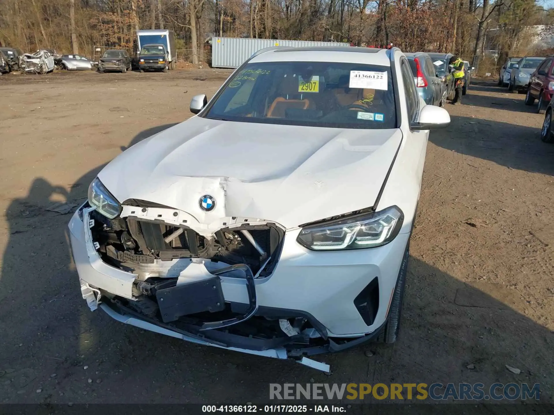 6 fotografías del automóvil dañado 5UX53DP08N9K35631 BMW X3 2022