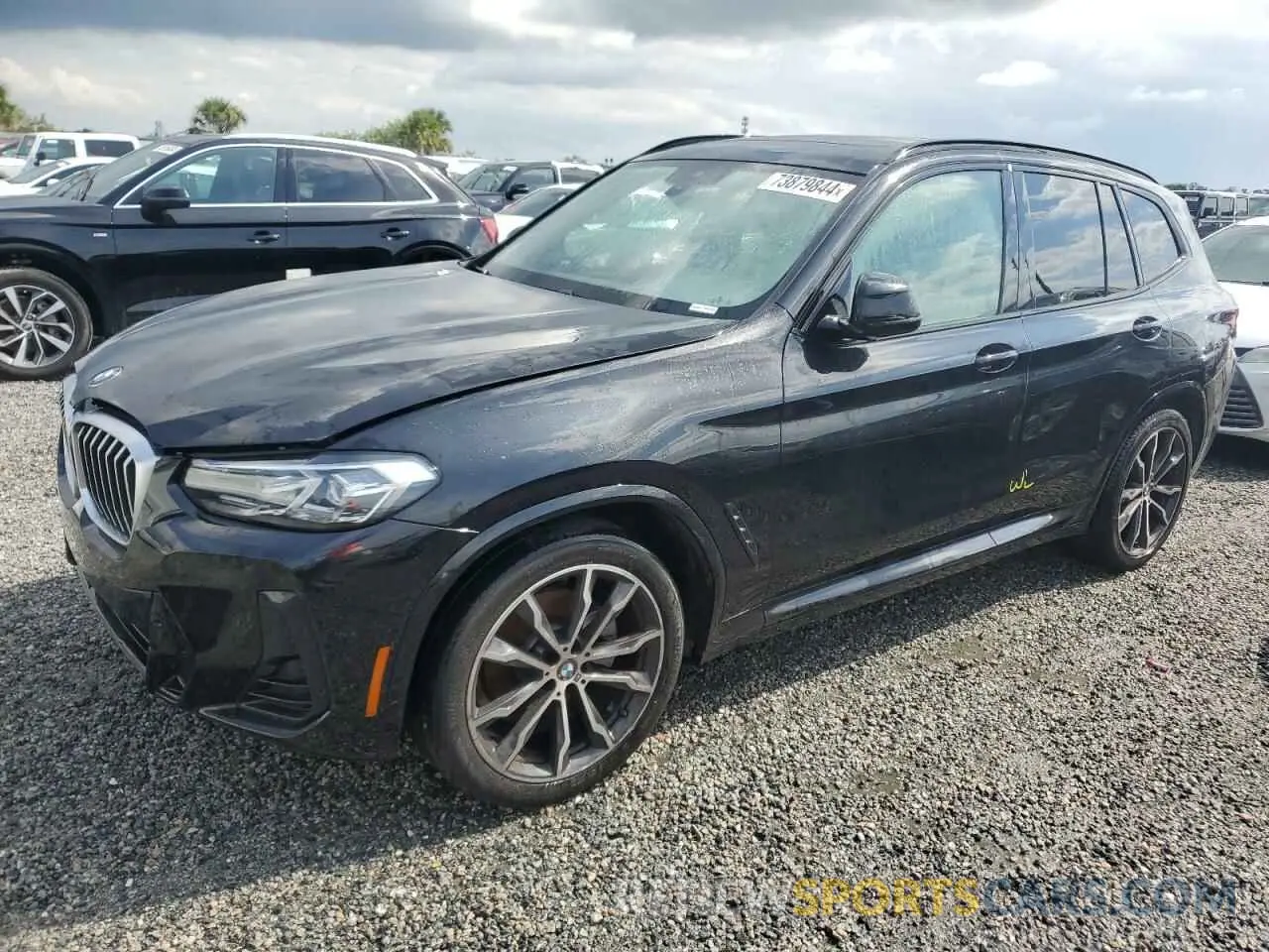 1 fotografías del automóvil dañado 5UX53DP08N9L47510 BMW X3 2022