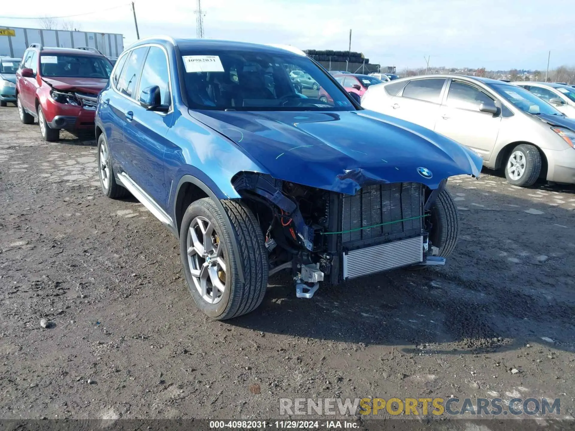 1 fotografías del automóvil dañado 5UX53DP08N9M75620 BMW X3 2022