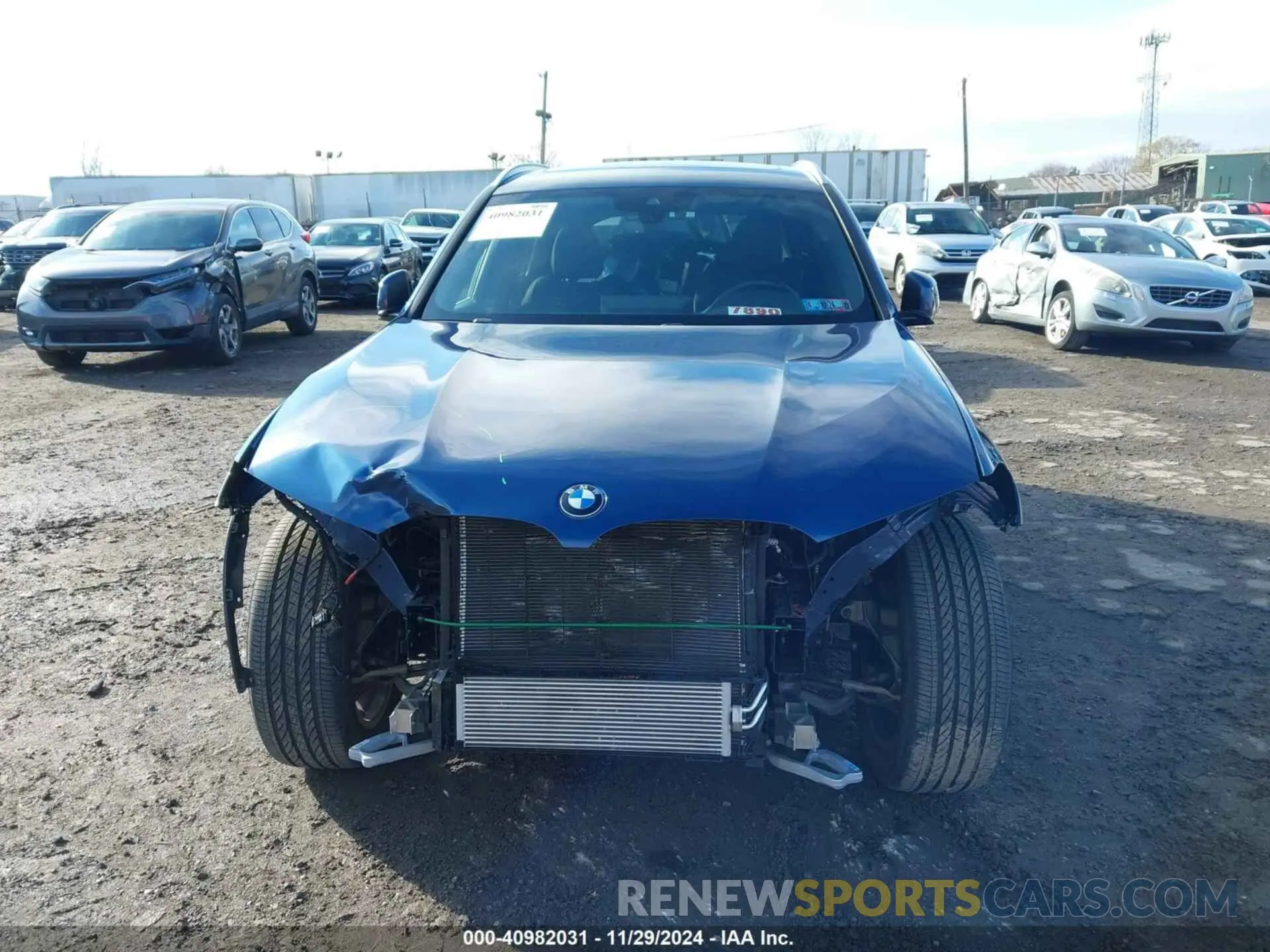 12 fotografías del automóvil dañado 5UX53DP08N9M75620 BMW X3 2022