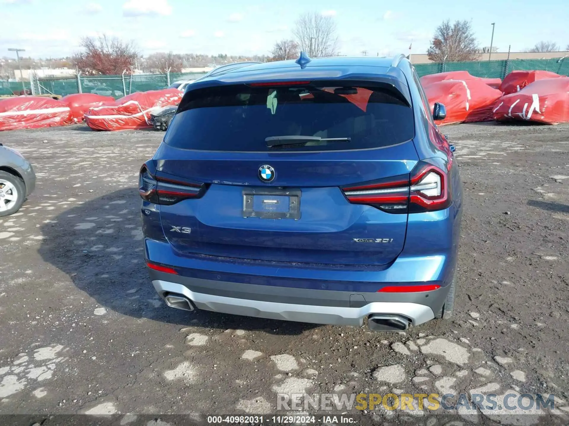 16 fotografías del automóvil dañado 5UX53DP08N9M75620 BMW X3 2022