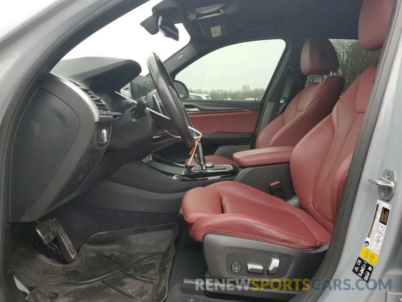 7 fotografías del automóvil dañado 5UX53DP08N9N17249 BMW X3 2022