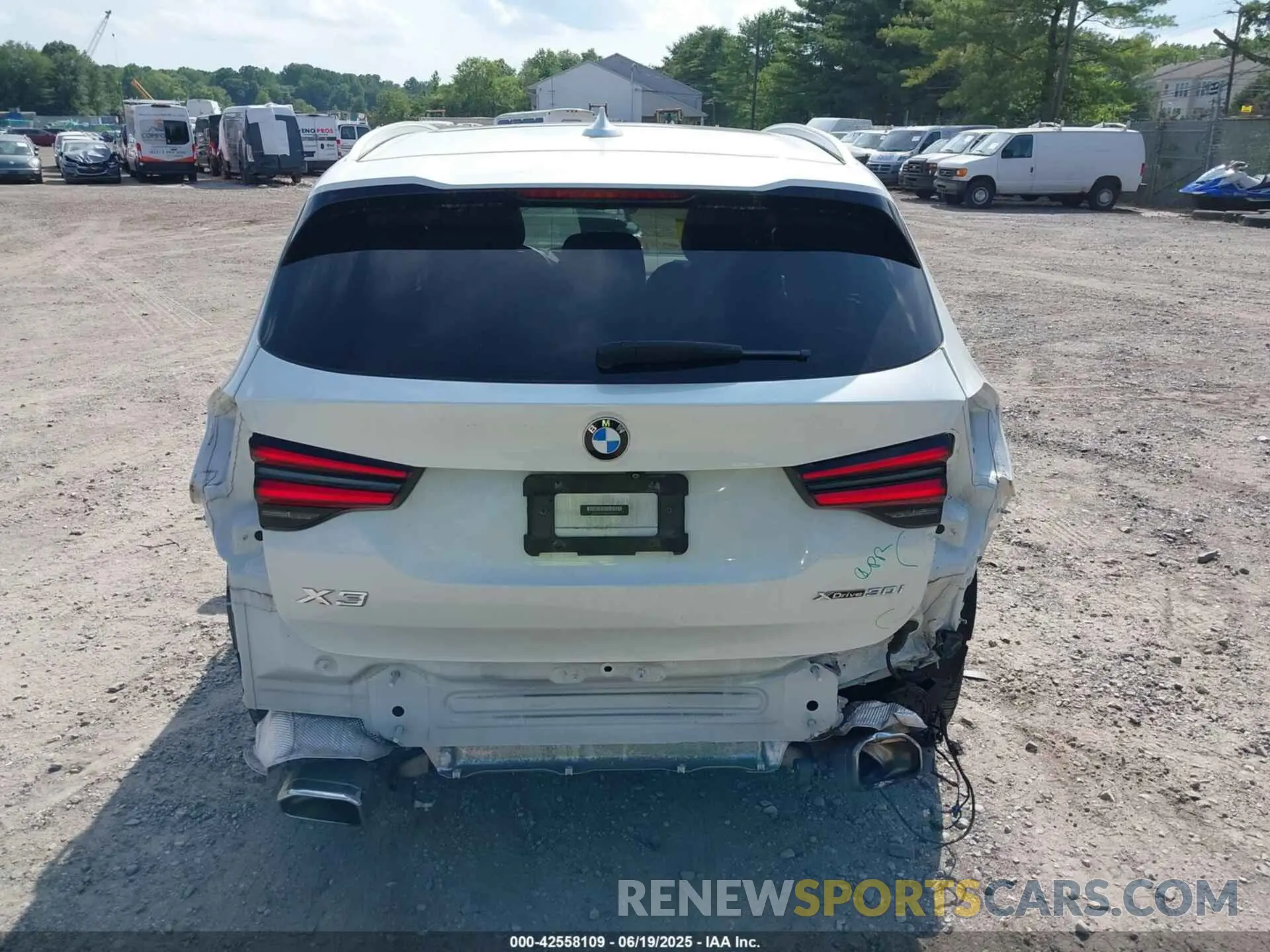 16 fotografías del automóvil dañado 5UX53DP09N9H43593 BMW X3 2022