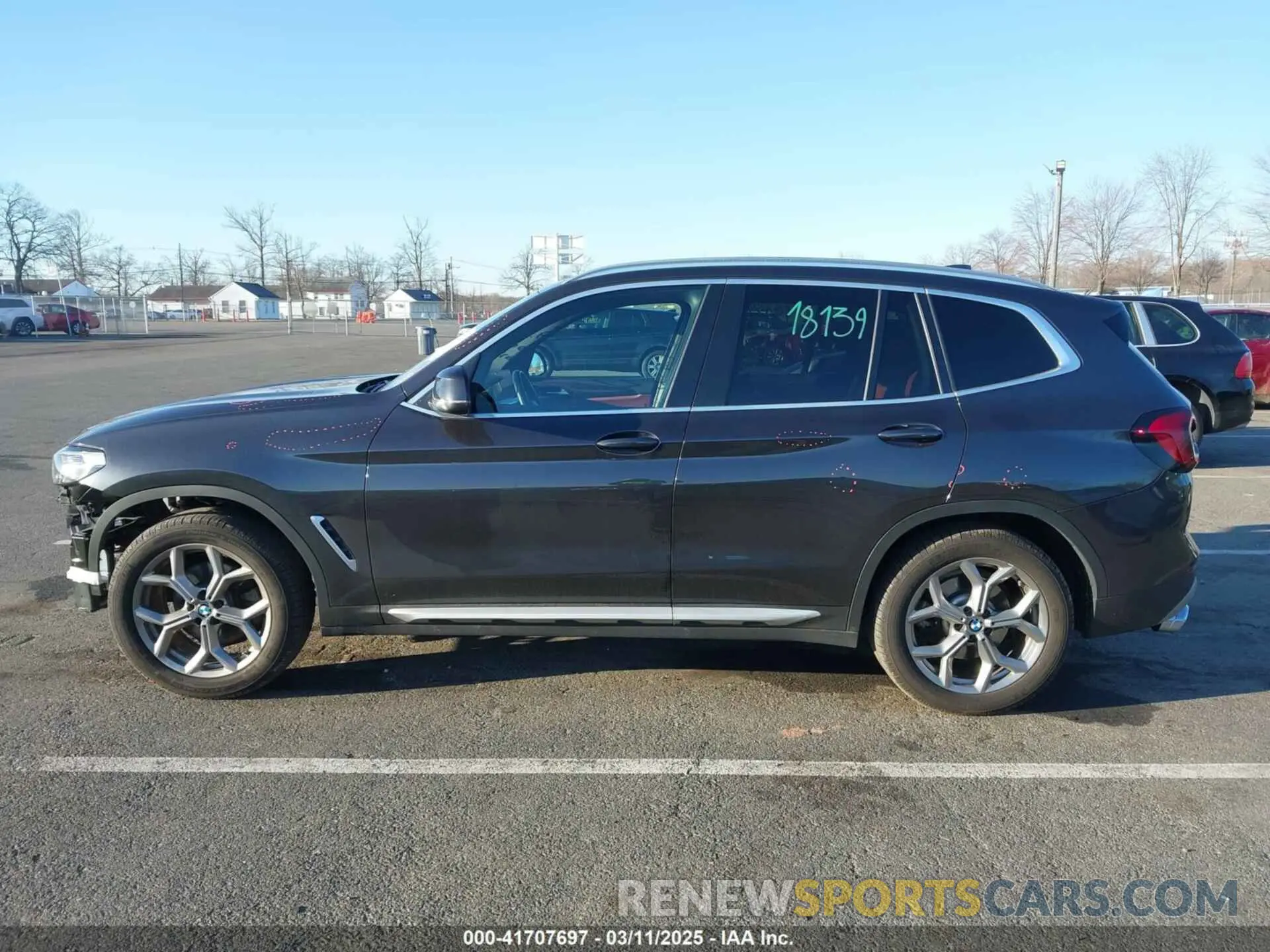 14 fotografías del automóvil dañado 5UX53DP09N9K25853 BMW X3 2022