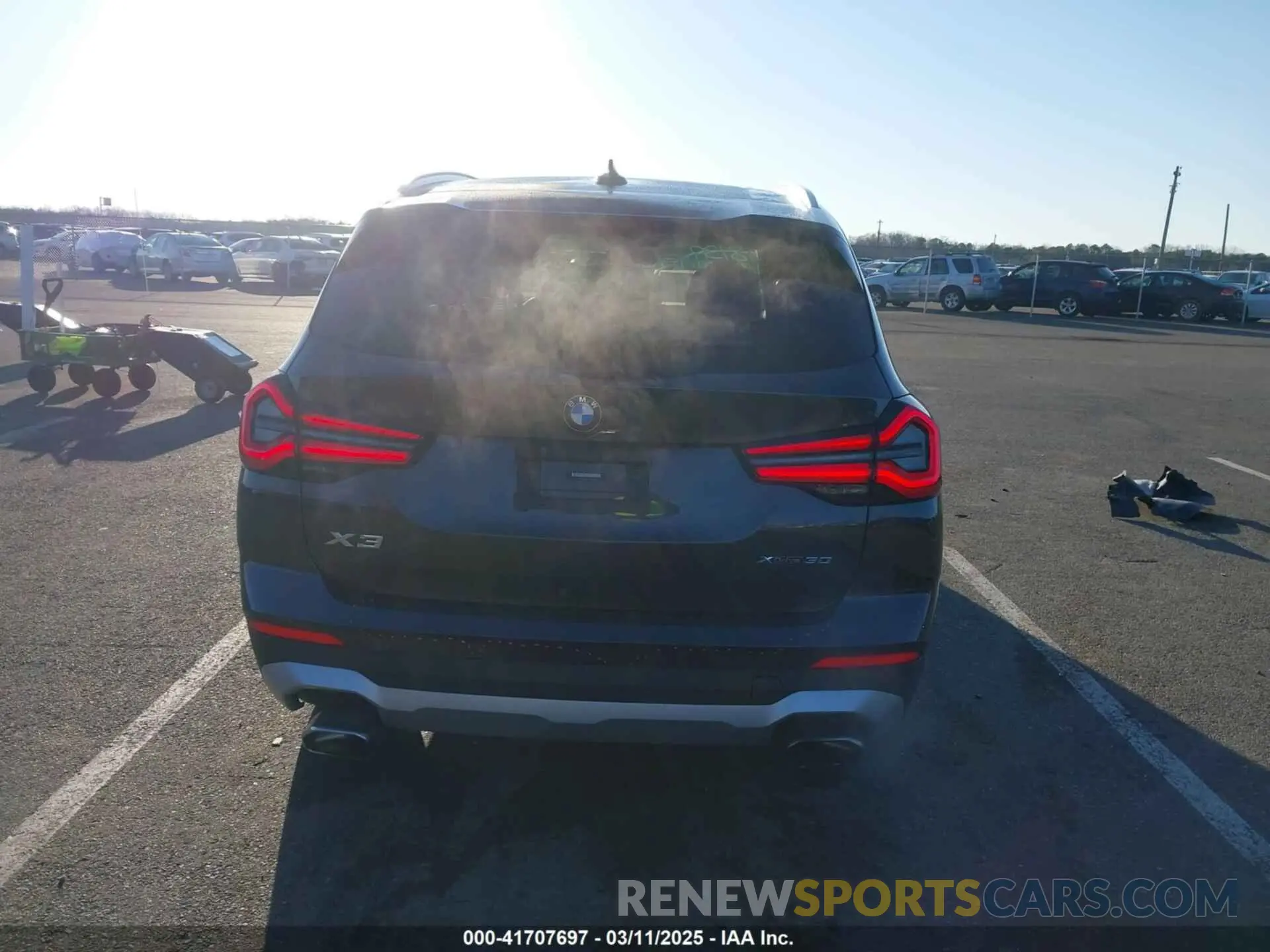 16 fotografías del automóvil dañado 5UX53DP09N9K25853 BMW X3 2022