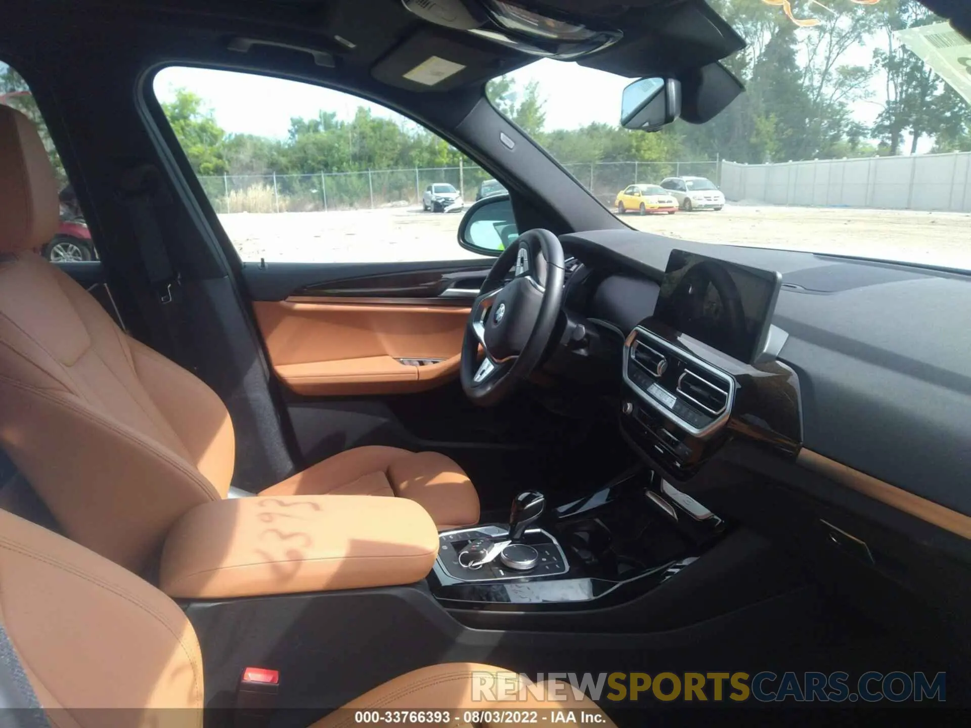 5 fotografías del automóvil dañado 5UX53DP09N9M86321 BMW X3 2022