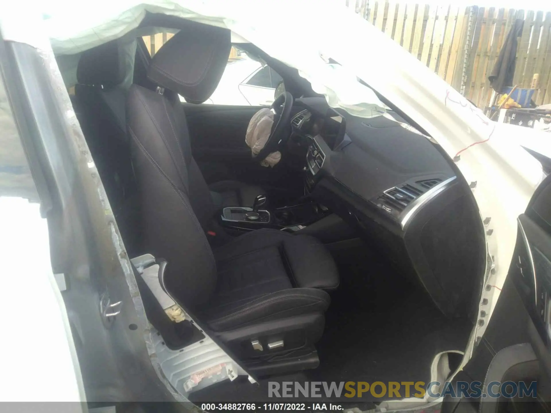 5 fotografías del automóvil dañado 5UX53DP09N9N23111 BMW X3 2022