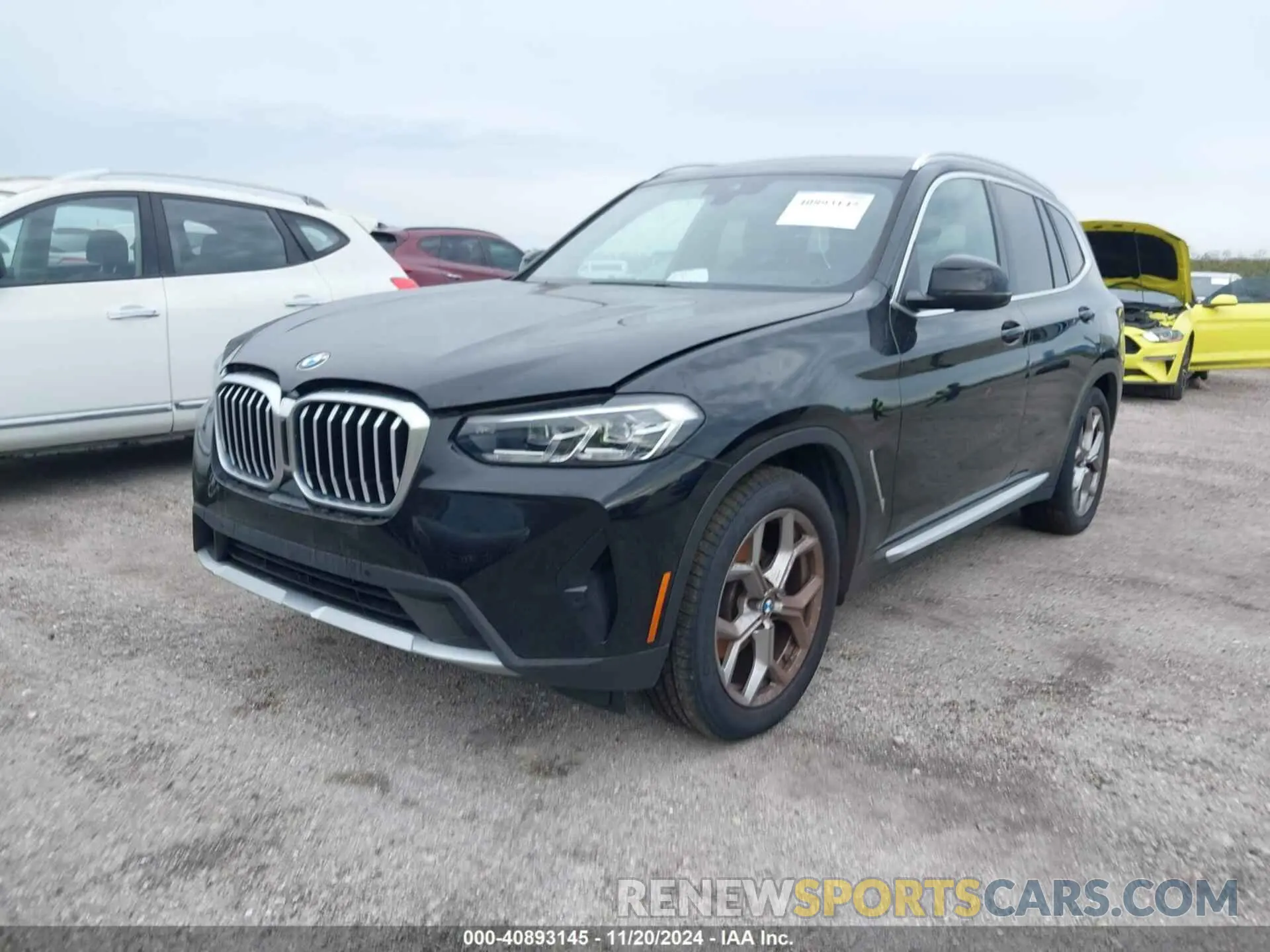 2 fotografías del automóvil dañado 5UX53DP0XN9L20969 BMW X3 2022