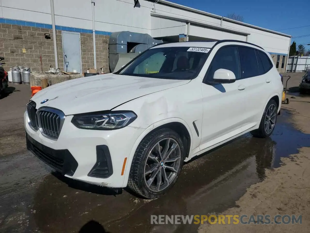 1 fotografías del automóvil dañado 5UX53DP0XN9M46412 BMW X3 2022