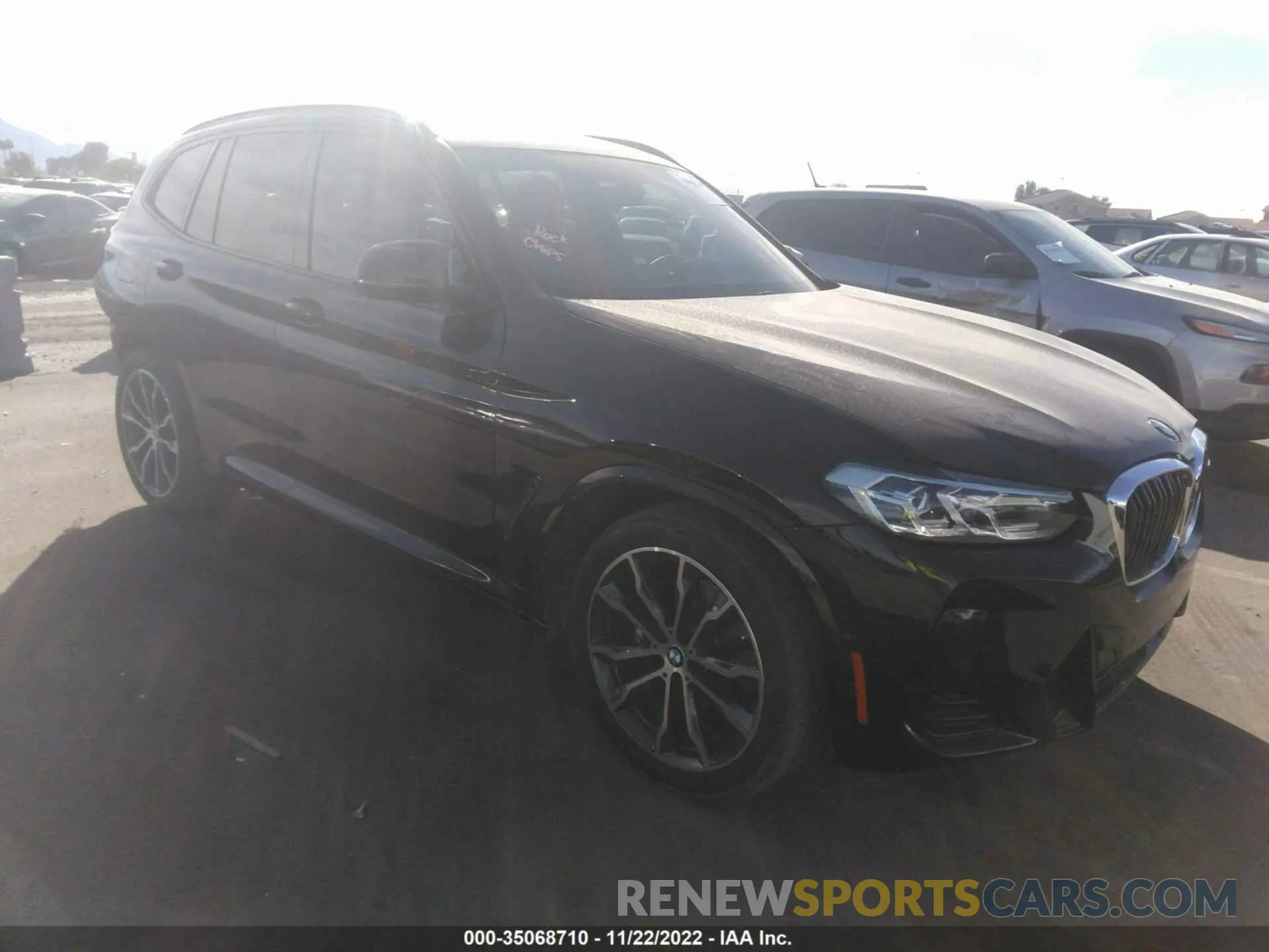 1 fotografías del automóvil dañado 5UX83DP00N9J61585 BMW X3 2022