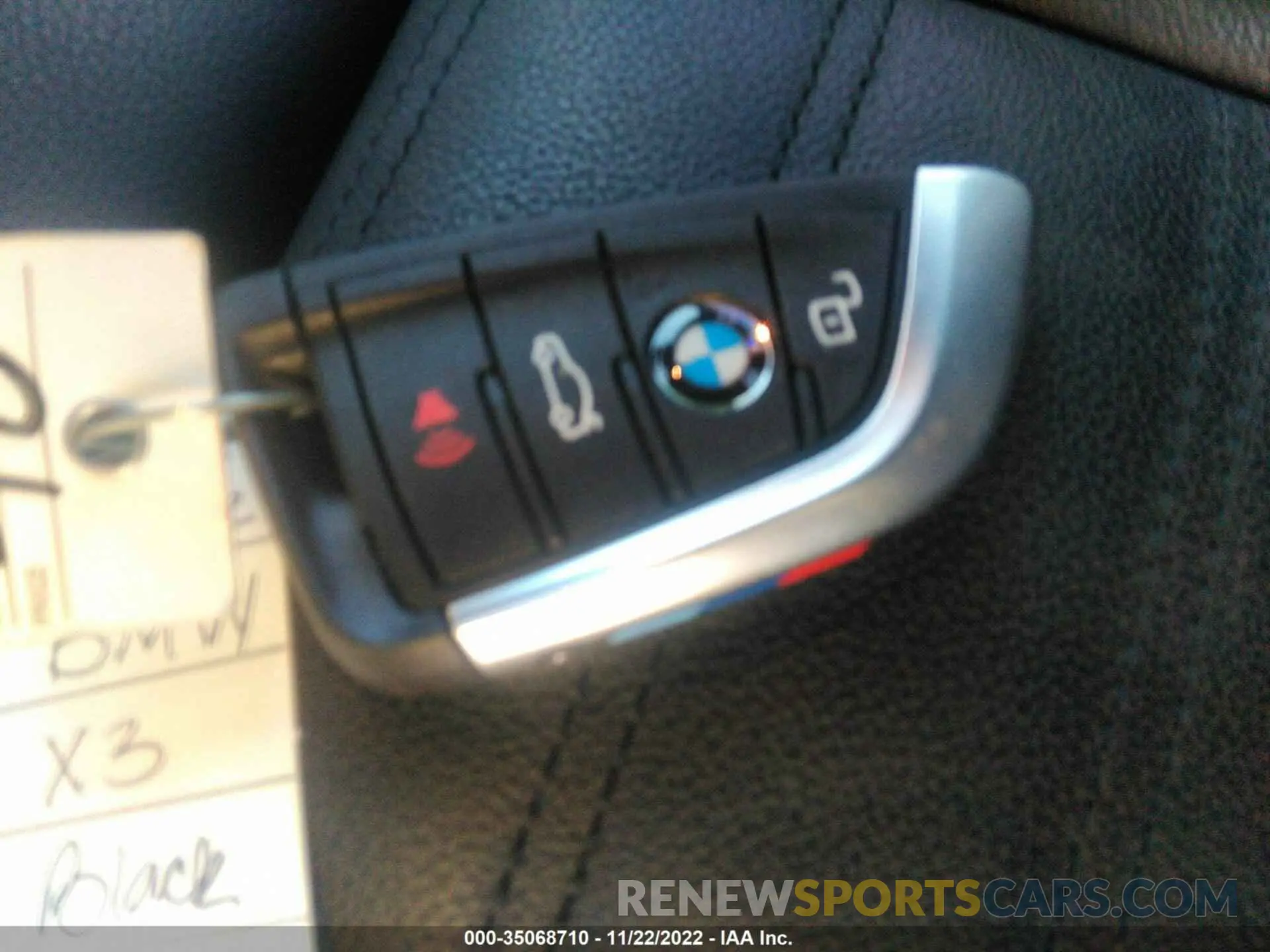11 fotografías del automóvil dañado 5UX83DP00N9J61585 BMW X3 2022