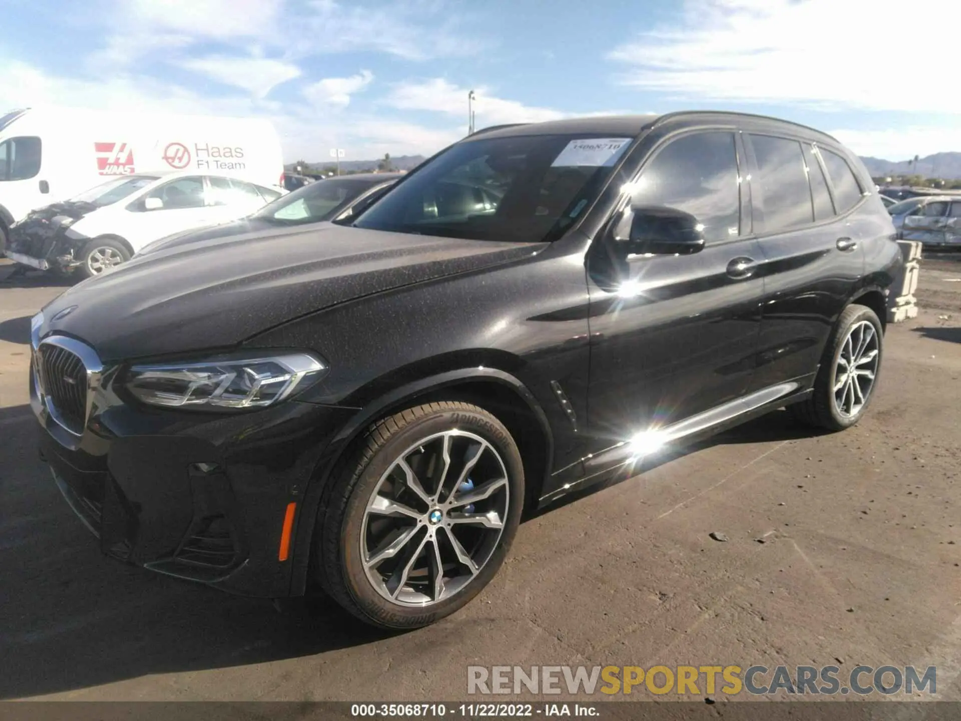 2 fotografías del automóvil dañado 5UX83DP00N9J61585 BMW X3 2022